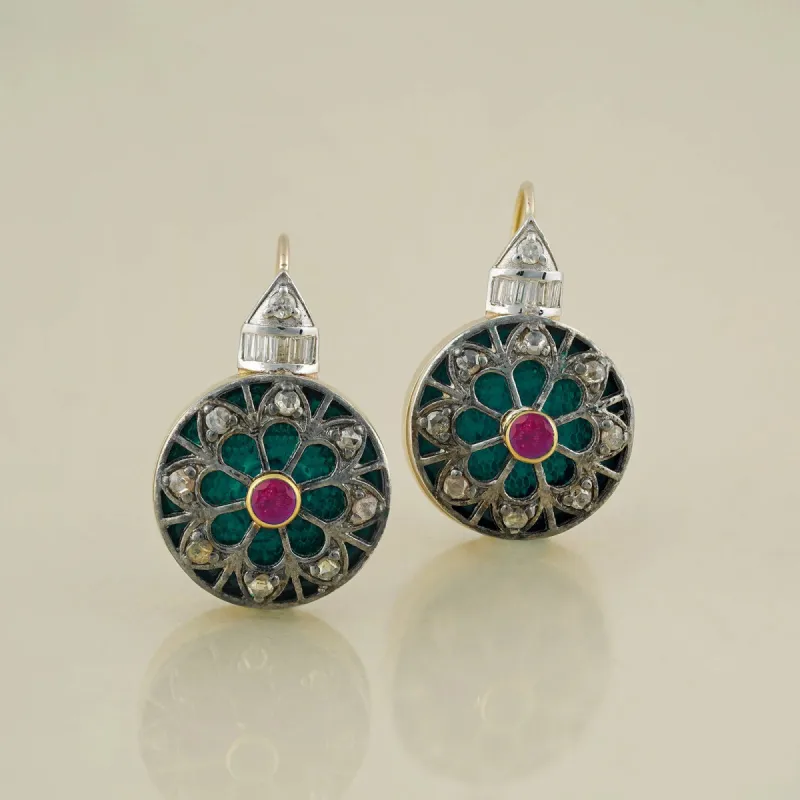 Marrakesh Ear Tops in Sage Green sold by Vibe With Moi