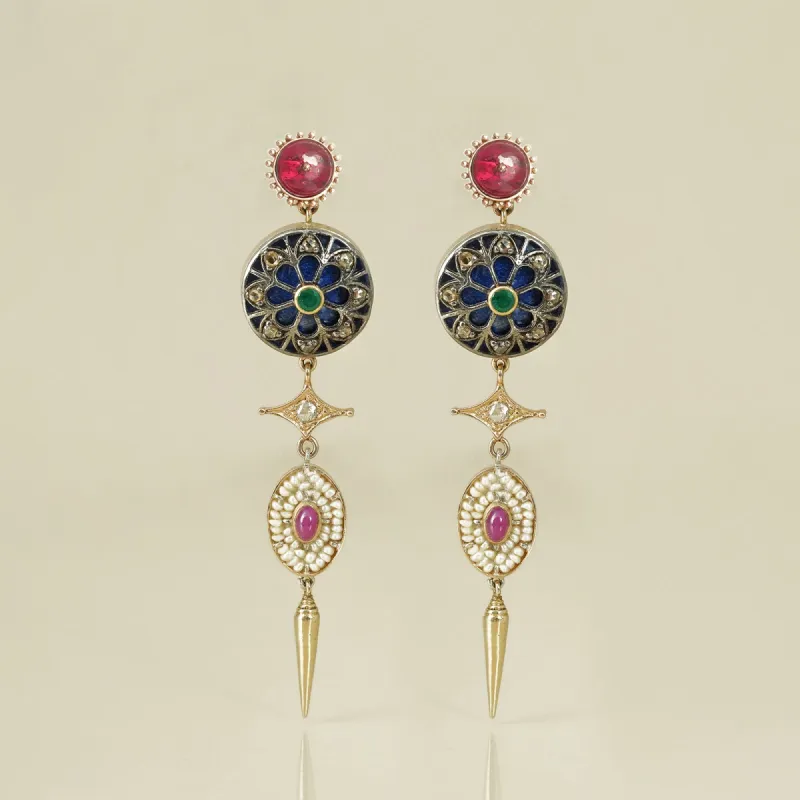 Firdos Chandelier Earrings sold by Vibe With Moi