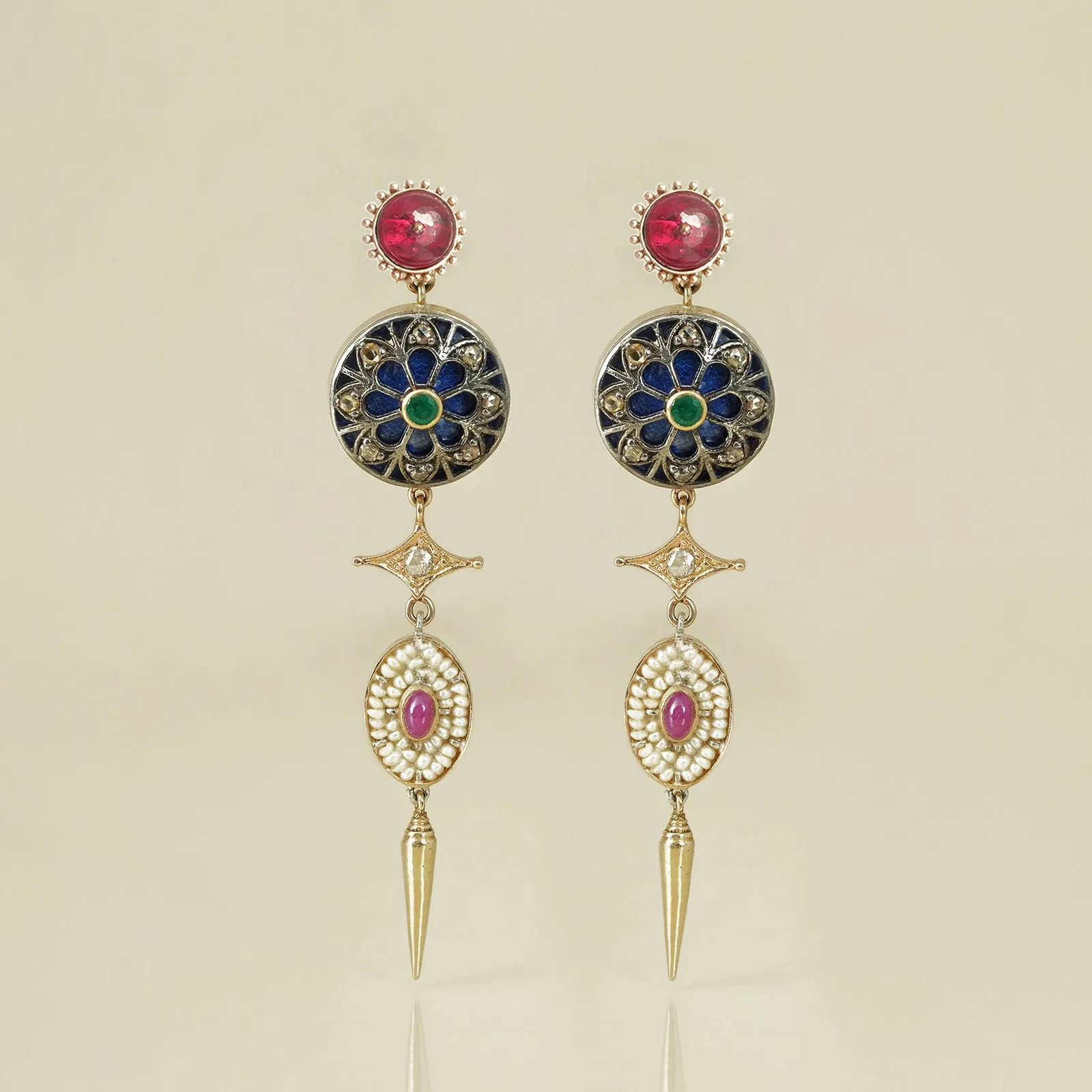 Firdos Chandelier Earrings sold by Vibe With Moi