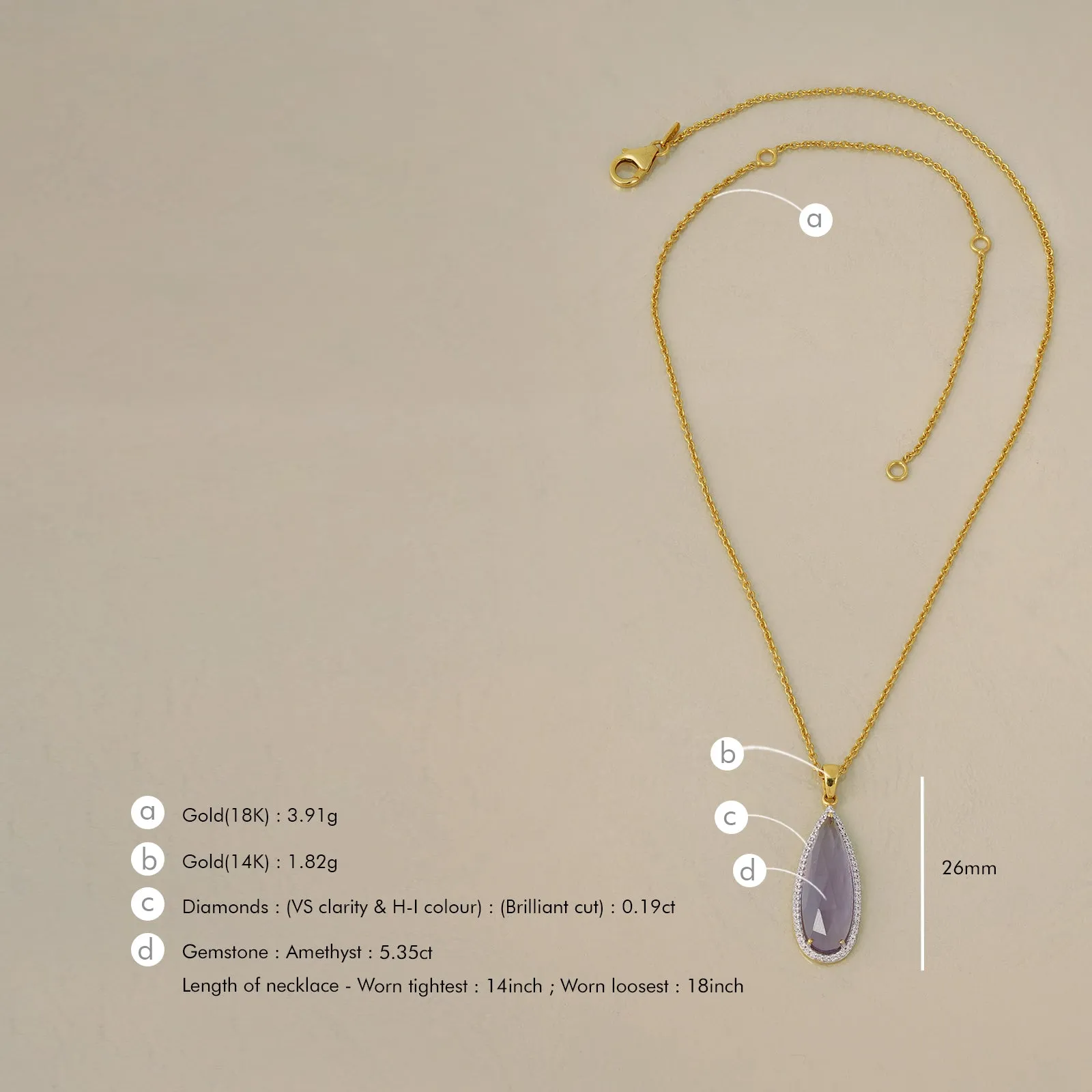 Venus Pendant Necklace sold by Vibe With Moi product image thumbnail 4