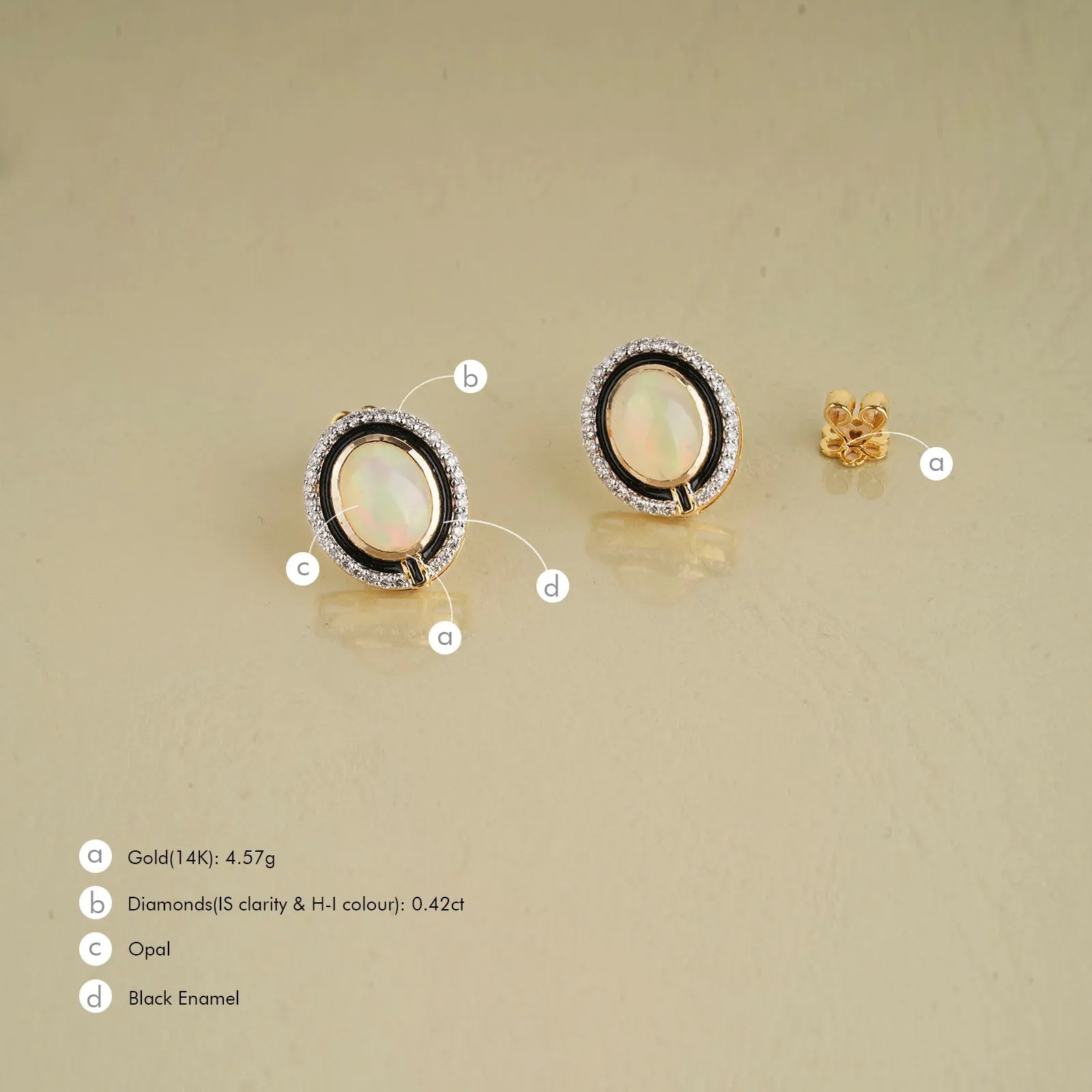 Marama Ear Studs sold by Vibe With Moi product image thumbnail 3