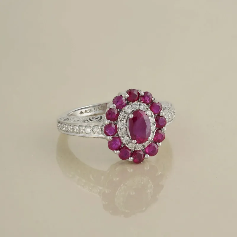 Azure Ruby Ring sold by Vibe With Moi