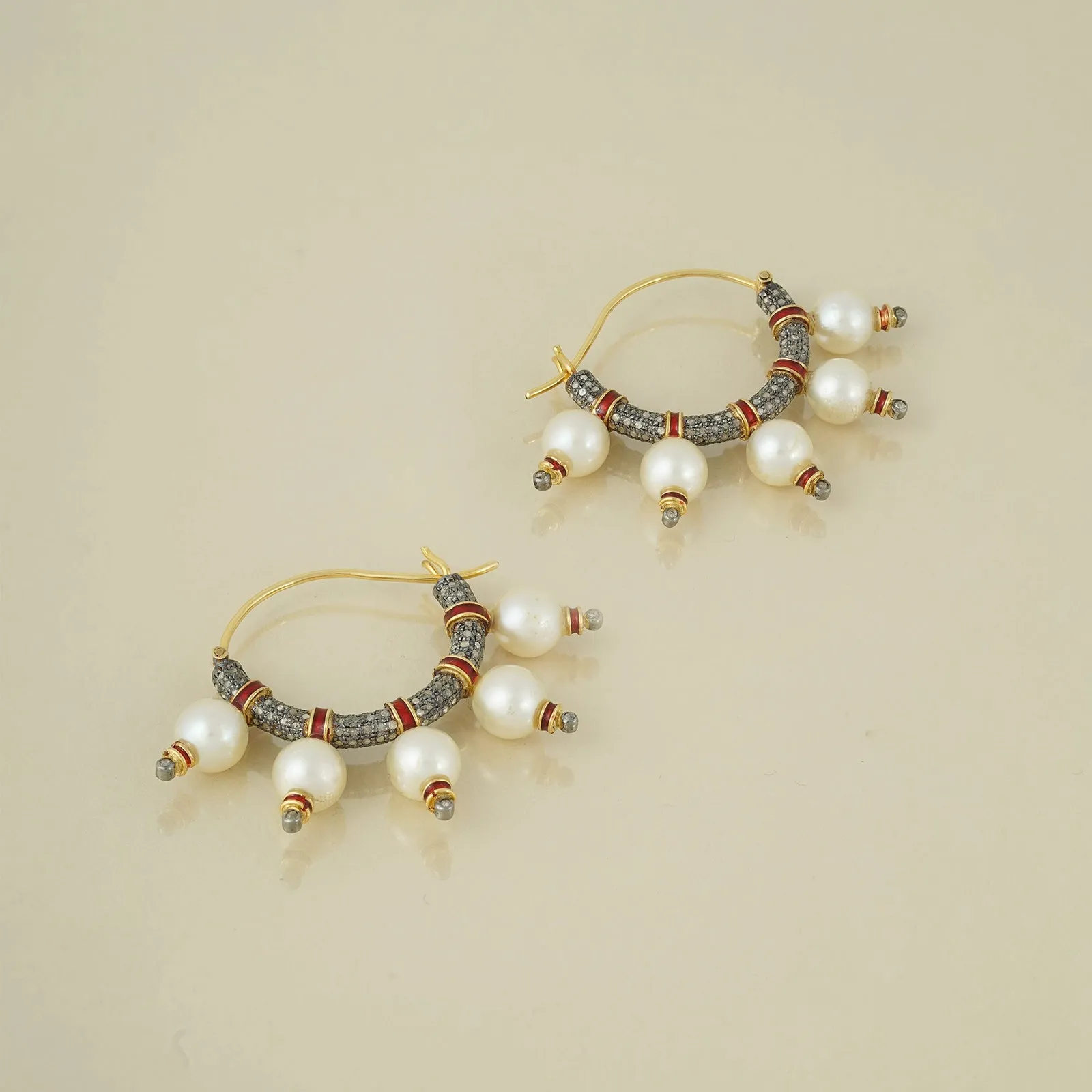 Jennie Snow Hoop Earrings sold by Vibe With Moi product image thumbnail 3