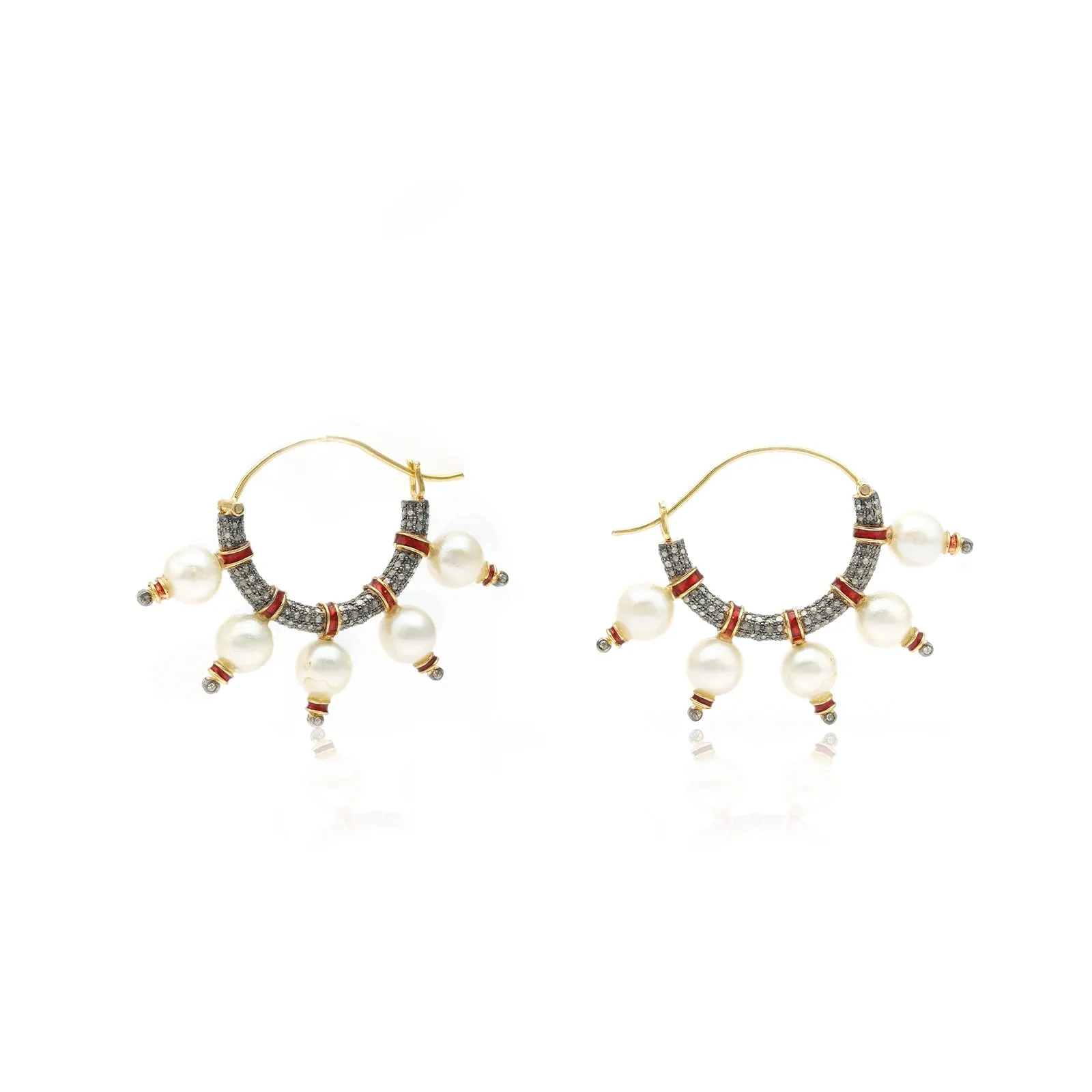 Jennie Snow Hoop Earrings sold by Vibe With Moi