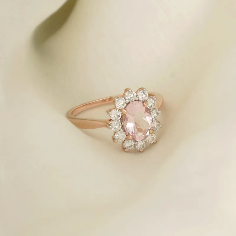 Venice Morganite Ring sold by Vibe With Moi