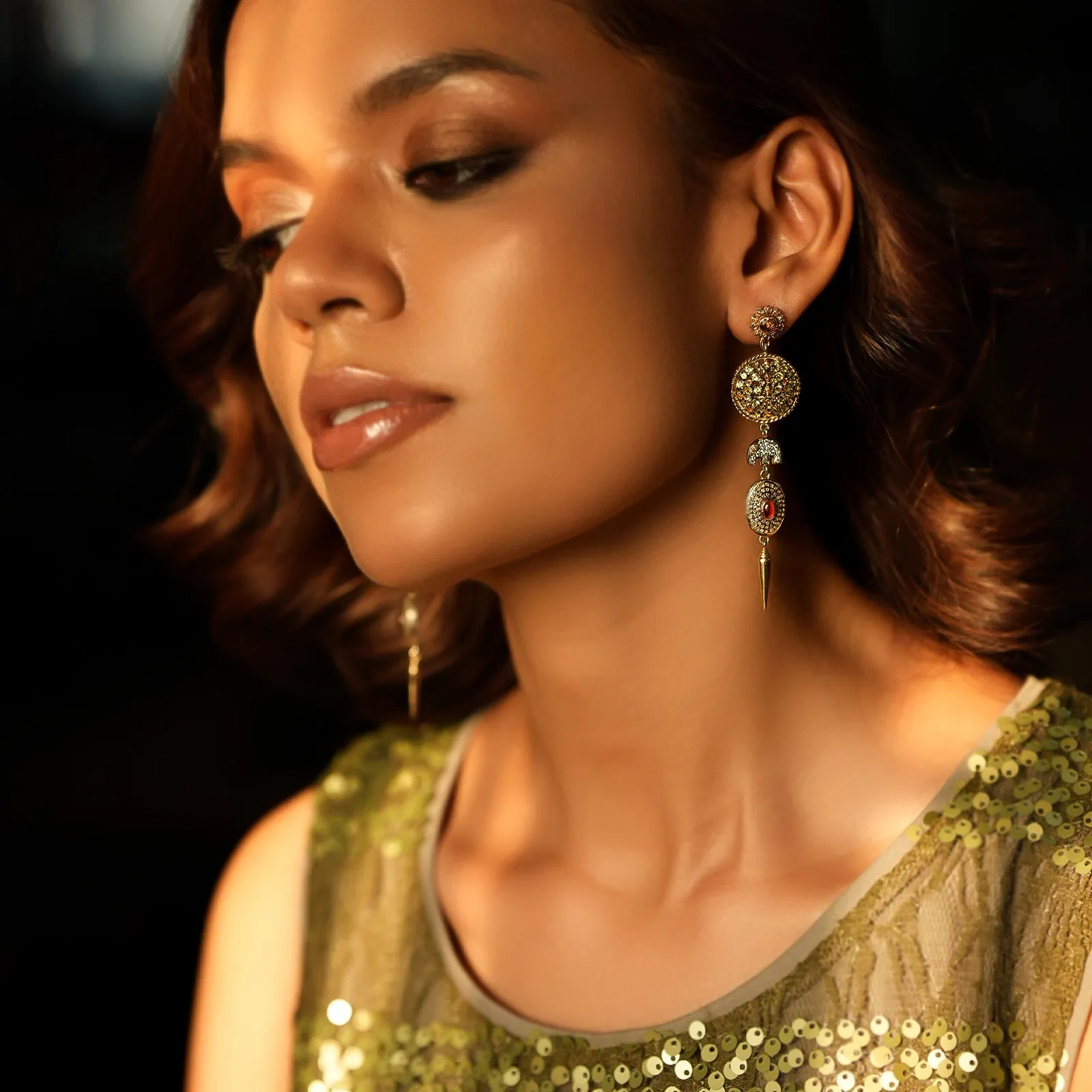Zora Earrings sold by Vibe With Moi product image thumbnail 4