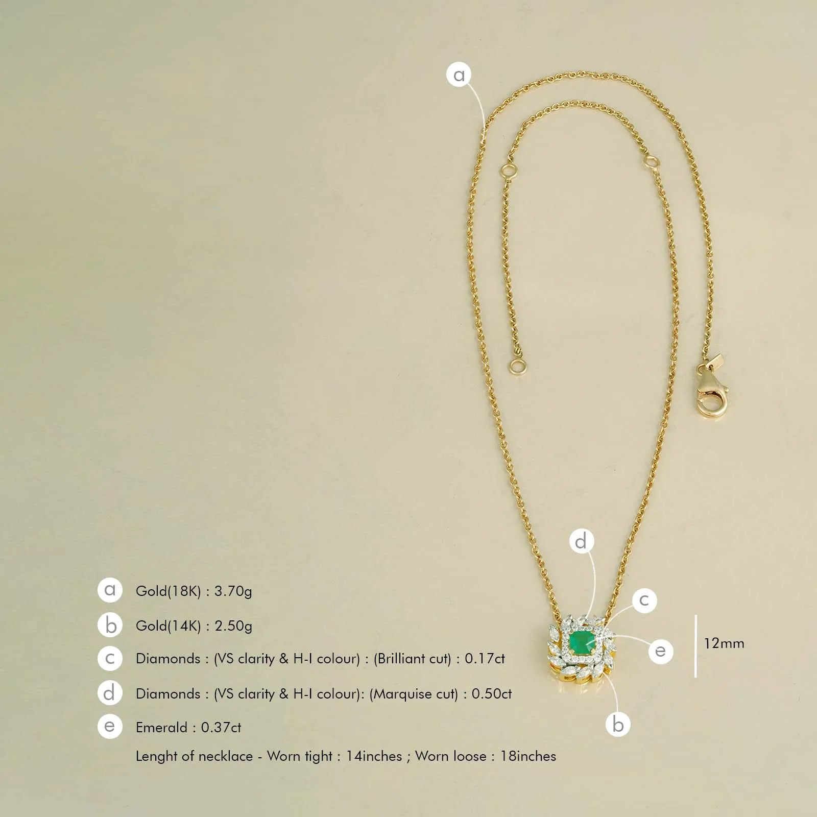 Eden Pendant Necklace sold by Vibe With Moi product image thumbnail 3