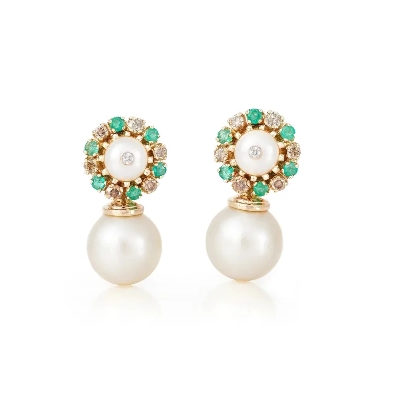 Jackie South Sea Pearl Drop Earrings sold by Vibe With Moi