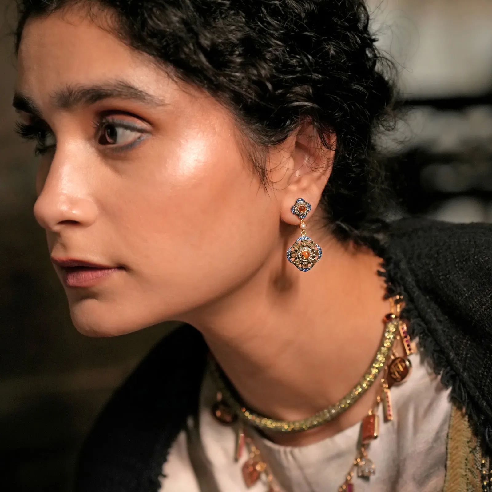 Riza Earrings sold by Vibe With Moi product image thumbnail 2