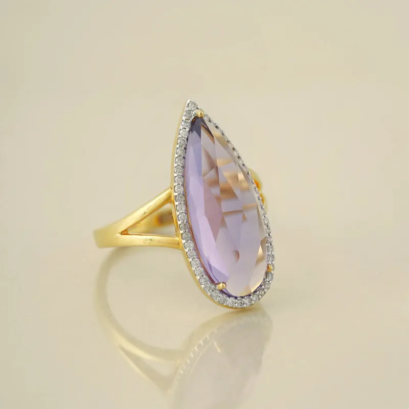 Venus Amethyst Ring sold by Vibe With Moi