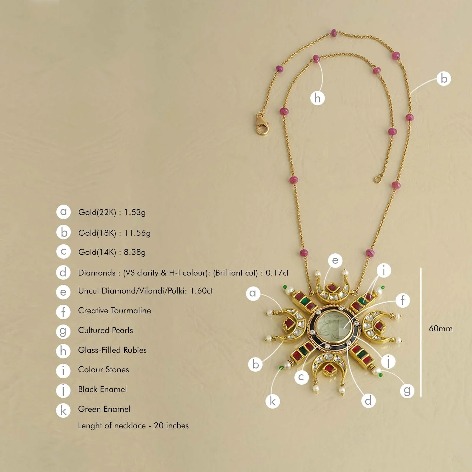 Arka Necklace sold by Vibe With Moi product image thumbnail 4