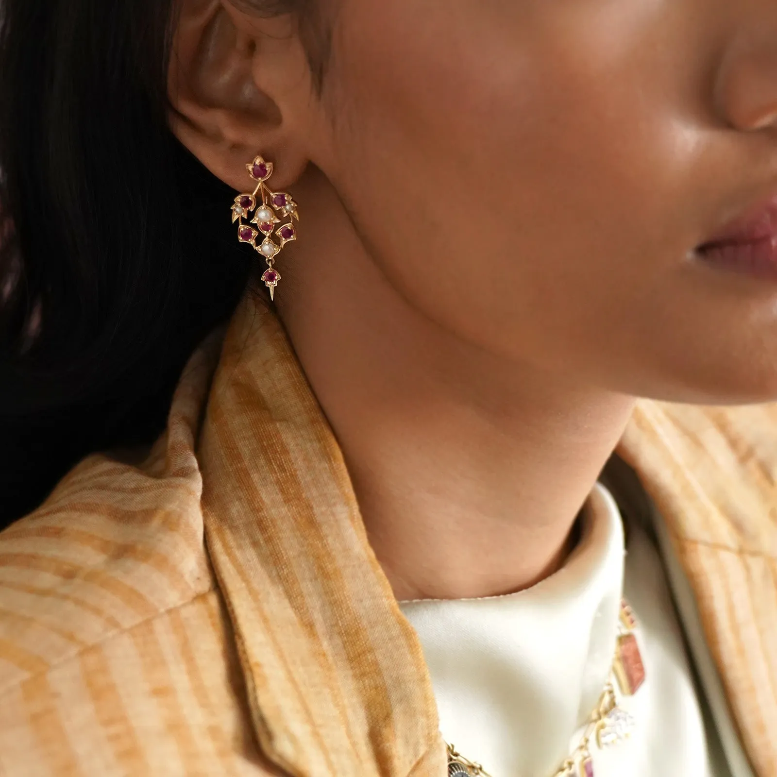 Leena Earrings sold by Vibe With Moi product image thumbnail 2