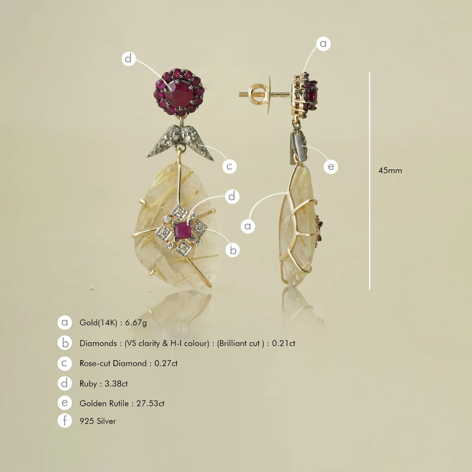 Kiraz Earrings sold by Vibe With Moi product image thumbnail 3