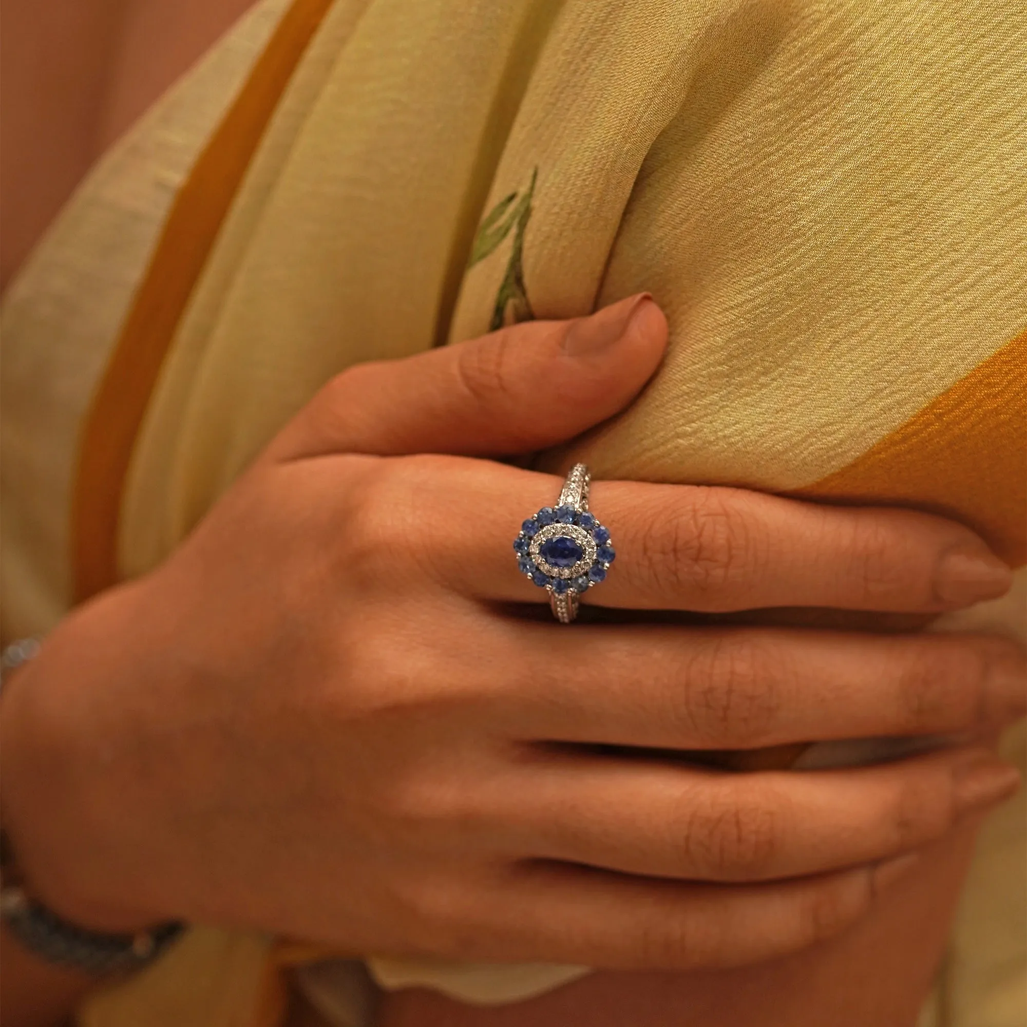 Azure Sapphire Ring sold by Vibe With Moi product image thumbnail 4