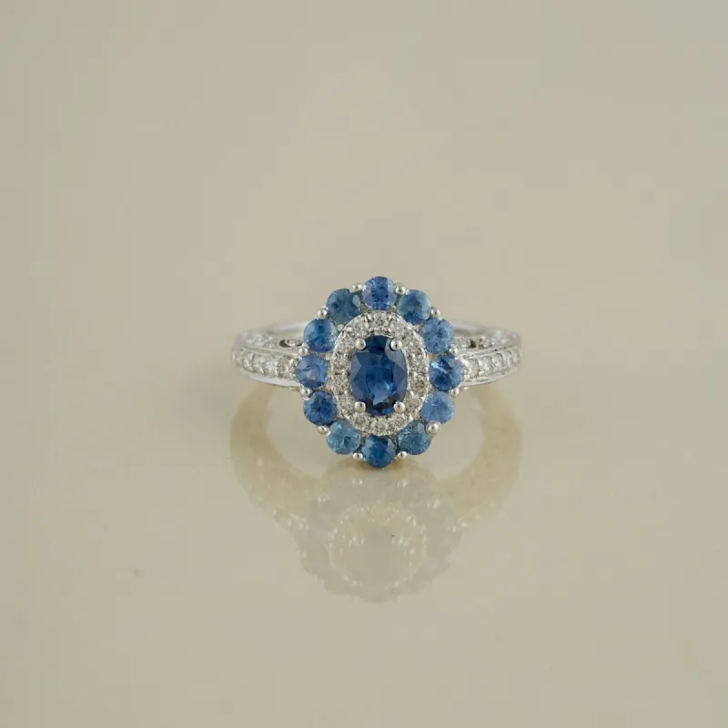 Azure Sapphire Ring sold by Vibe With Moi