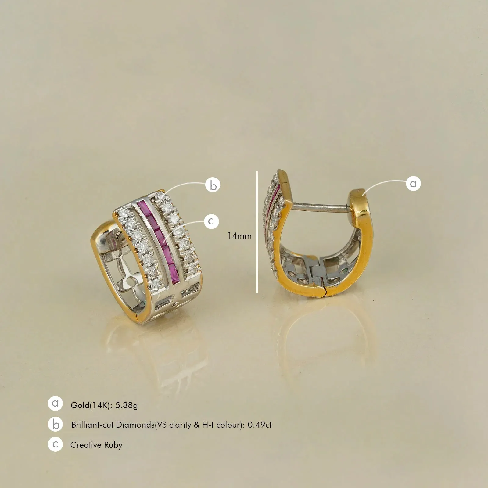 Freida Ruby Earrings sold by Vibe With Moi product image thumbnail 5