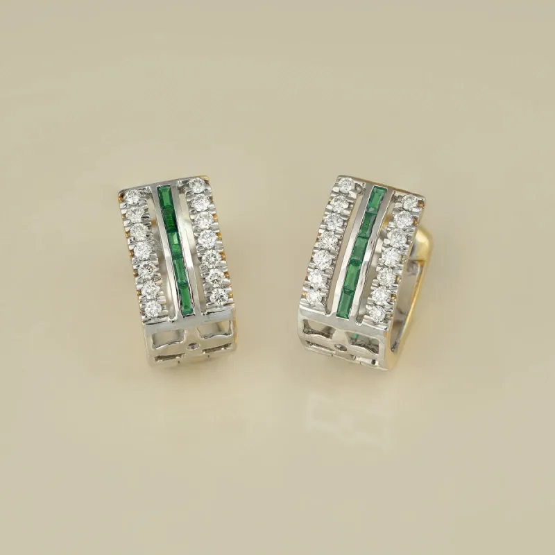 Freida Emerald Earrings sold by Vibe With Moi