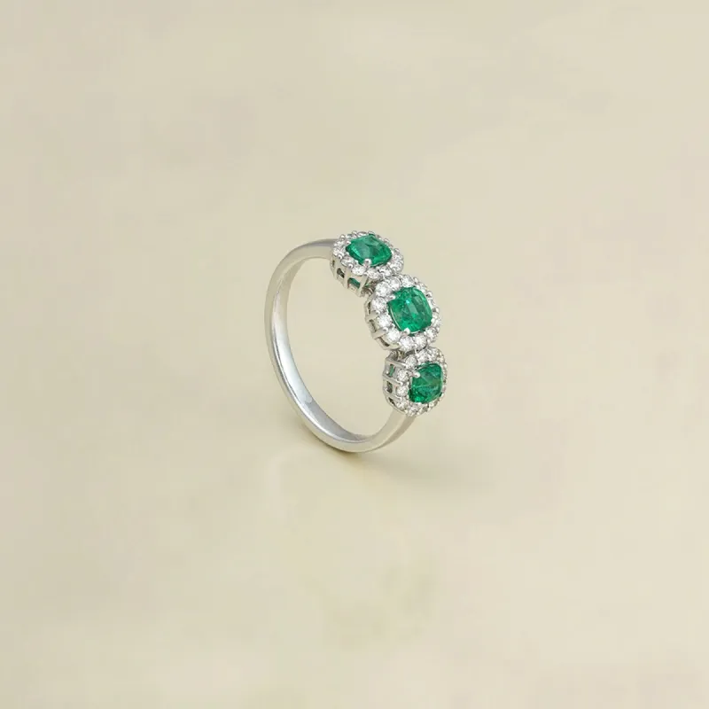 Cerys Emerald Ring sold by Vibe With Moi
