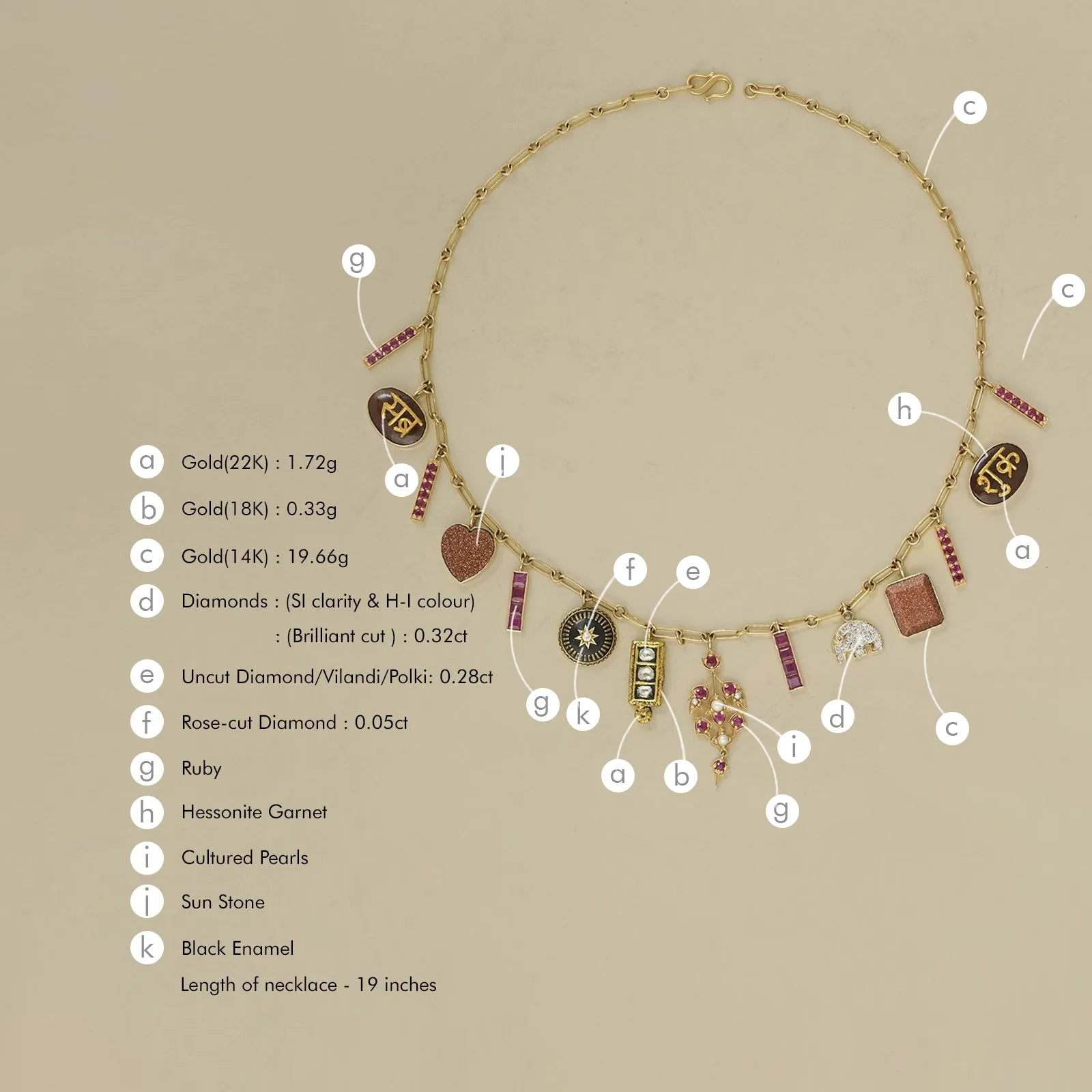 Leena Necklace sold by Vibe With Moi product image thumbnail 5