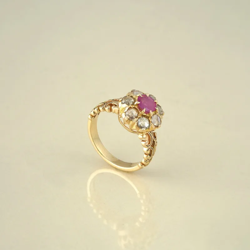 Juliet Ruby Ring sold by Vibe With Moi