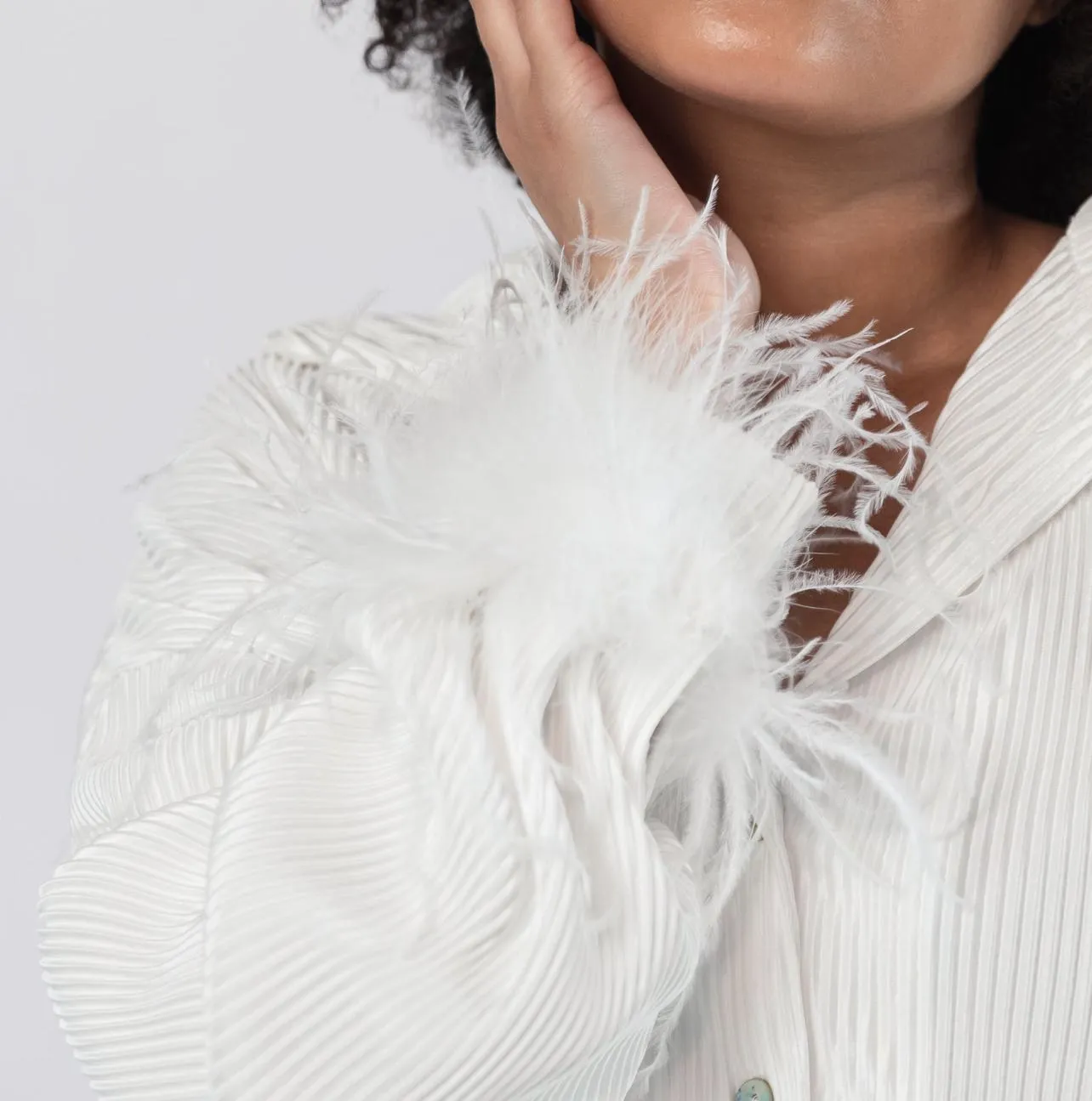 Dove Detachable Feather Cuffs (Set of 2) sold by waverles