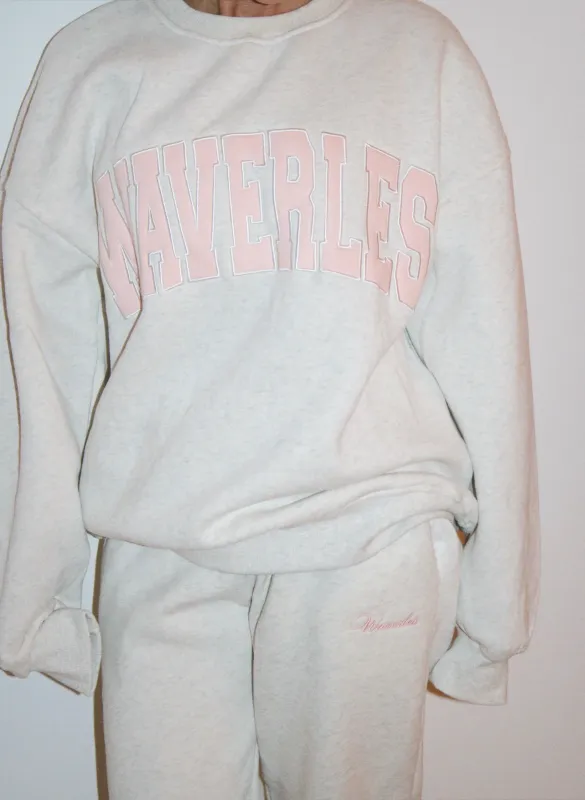 Waverles Varsity Oversized Crewneck Sweatshirt made by waverles
