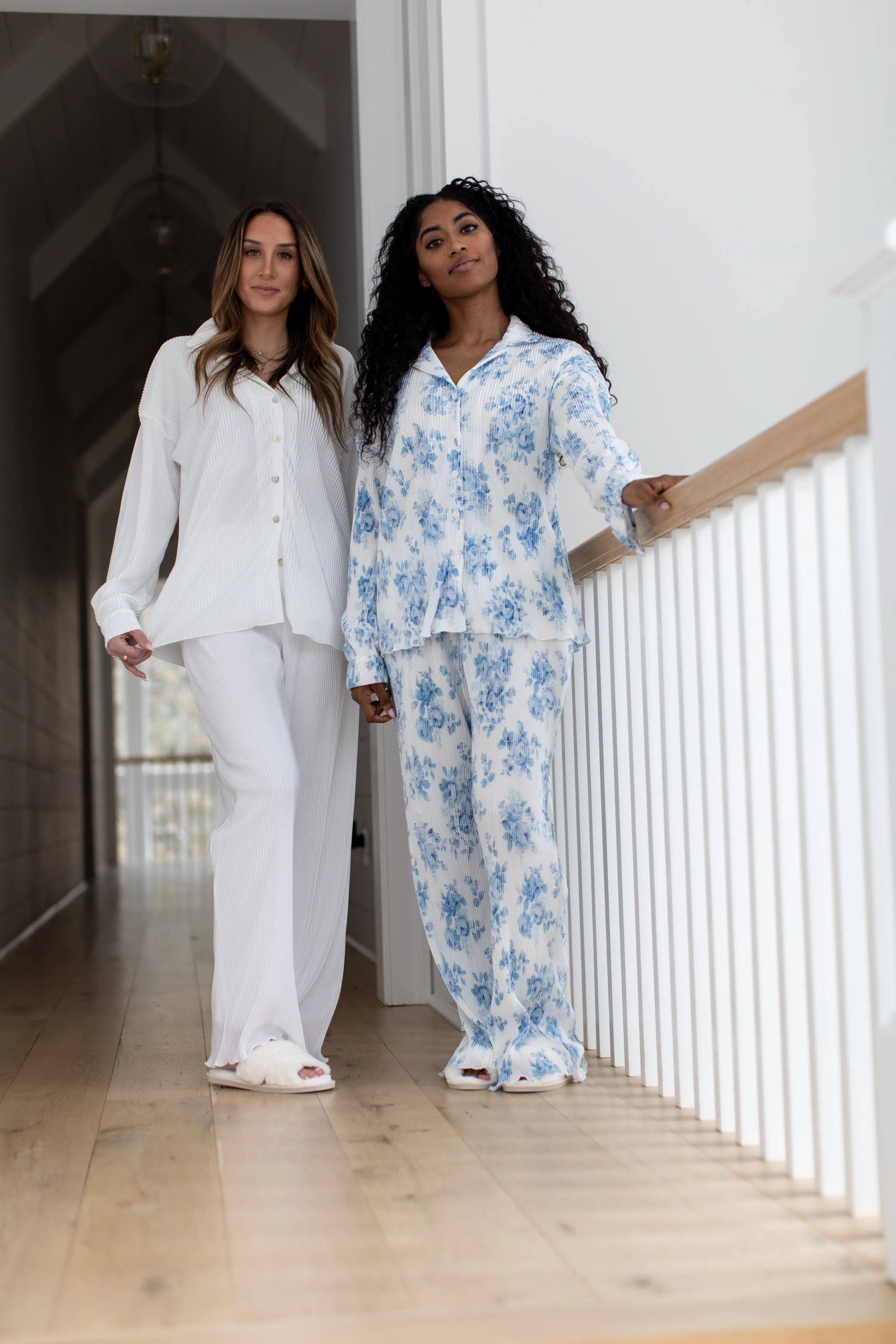 Pleated Set in Blue Floral sold by waverles product image thumbnail 4