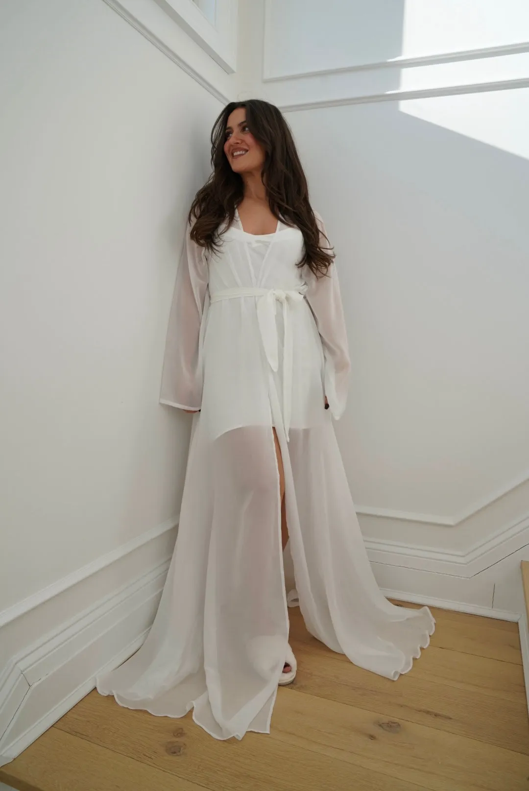 Celeste Chiffon robe sold by waverles