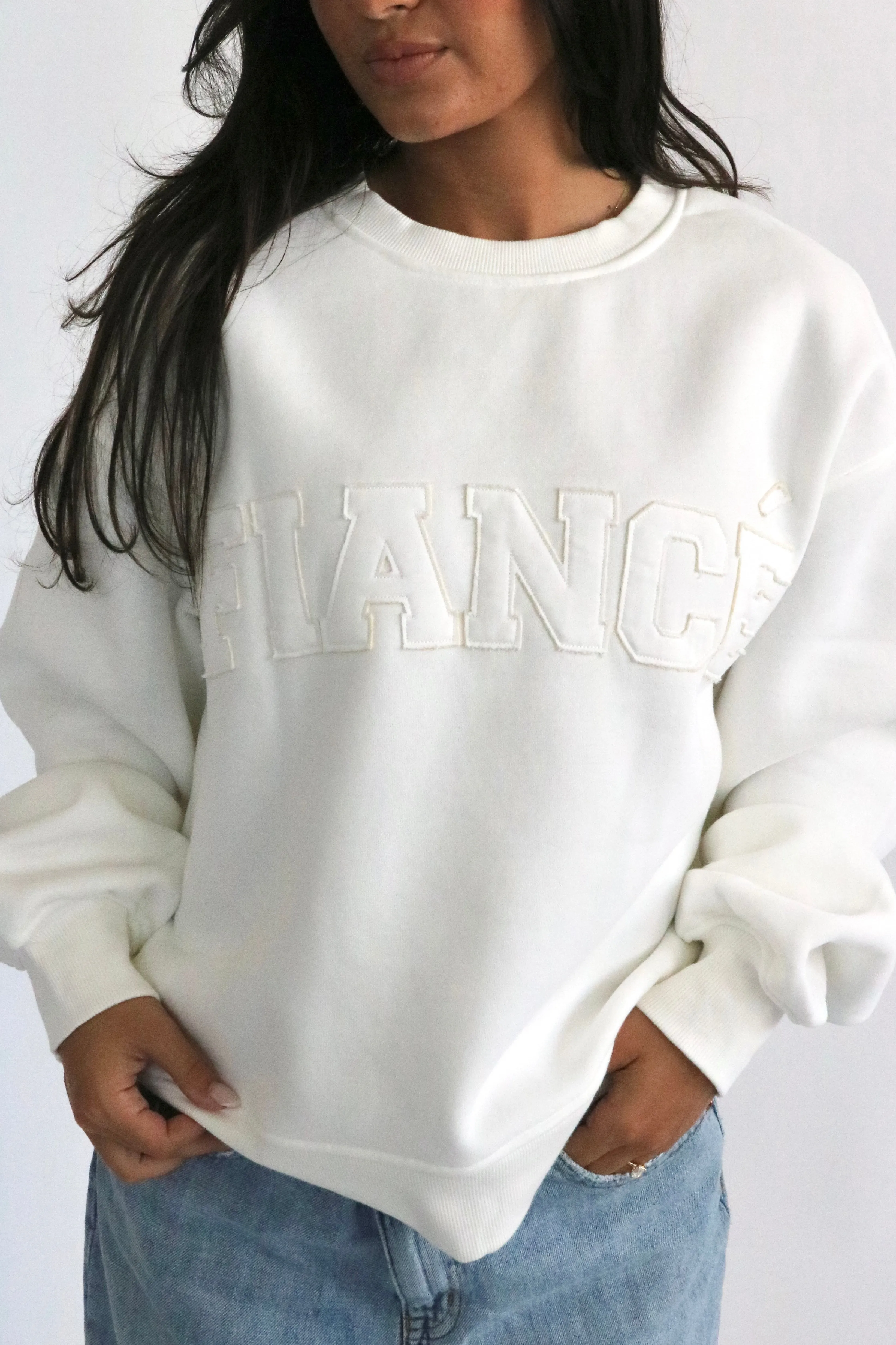 Fiancè Fleece Crew sold by waverles product image thumbnail 3