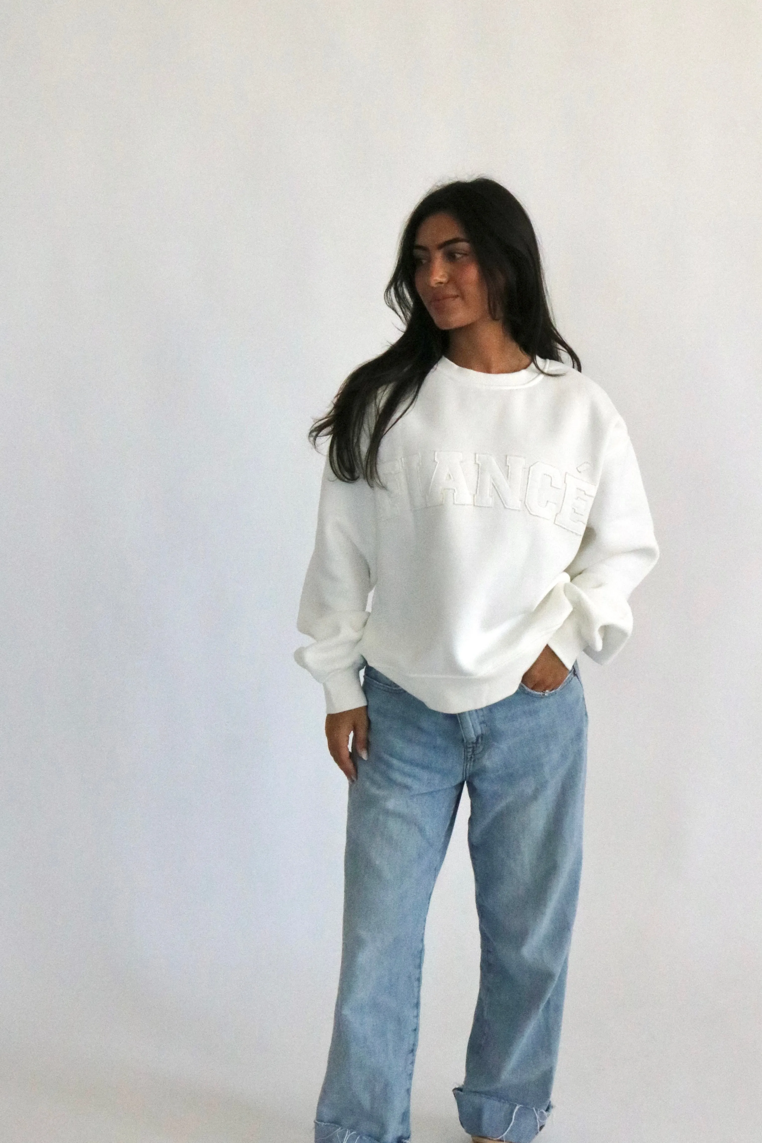 Fiancè Fleece Crew sold by waverles product image thumbnail 4