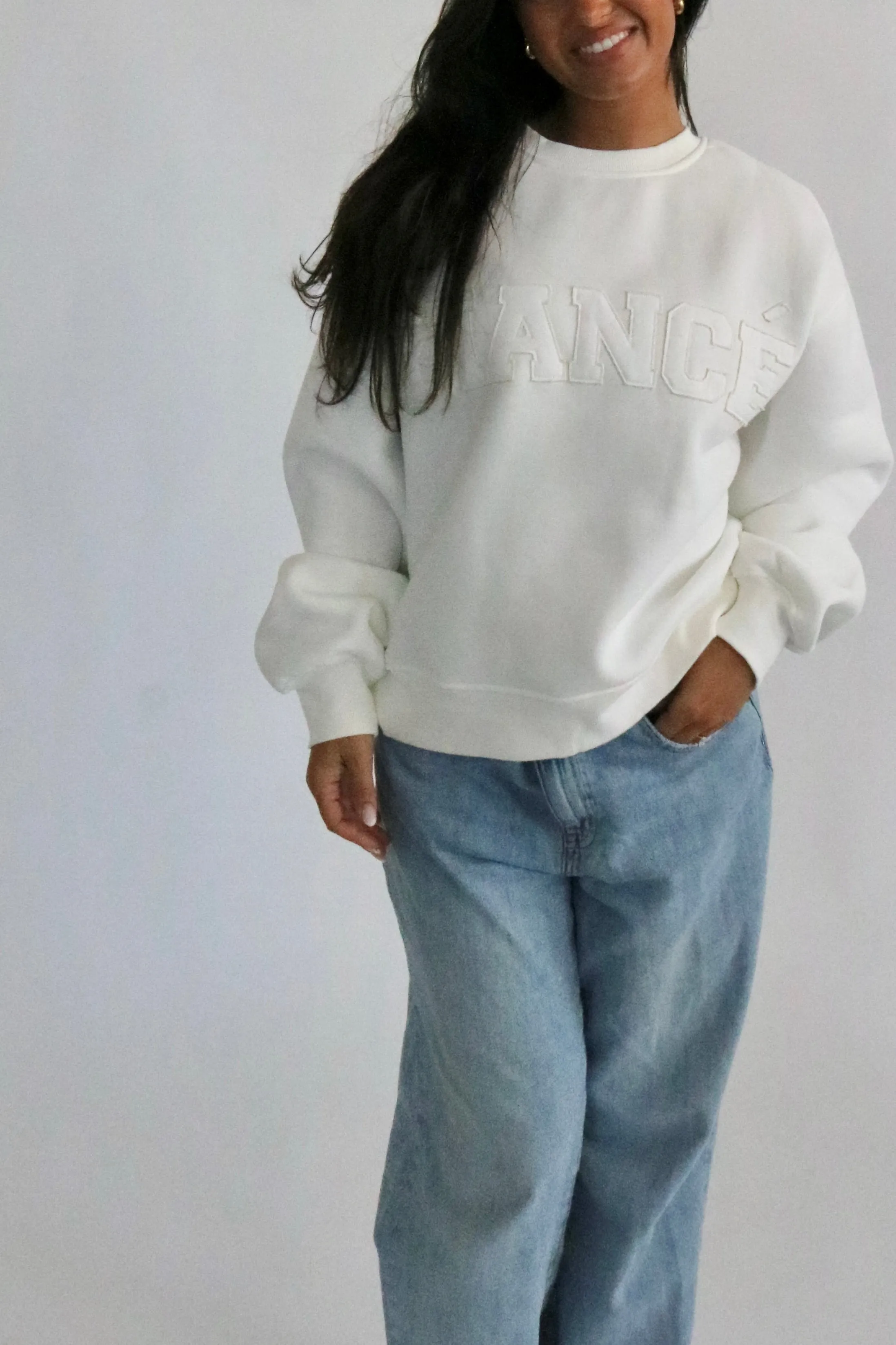 Fiancè Fleece Crew sold by waverles