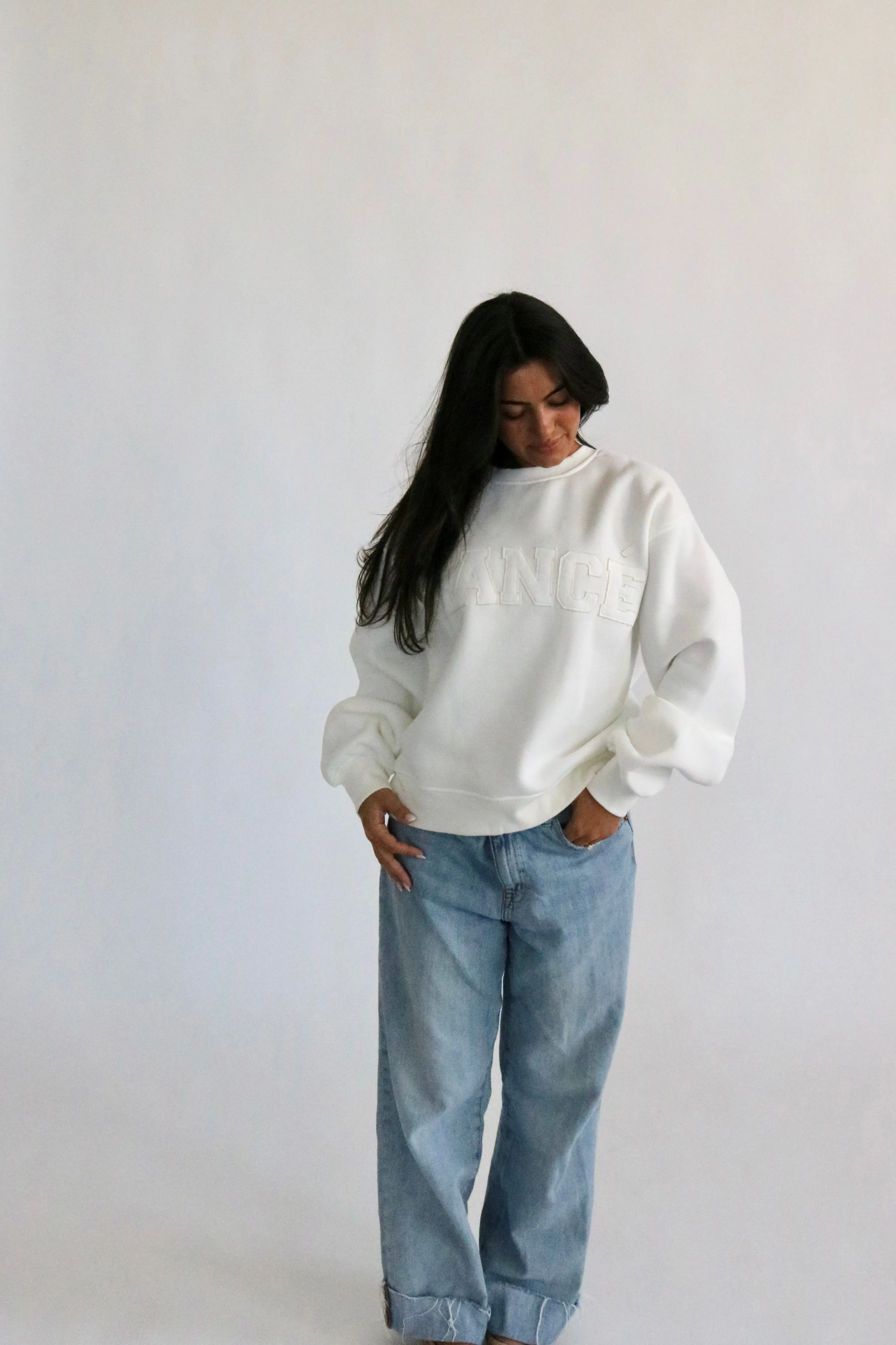 Fiancè Fleece Crew sold by waverles product image thumbnail 2