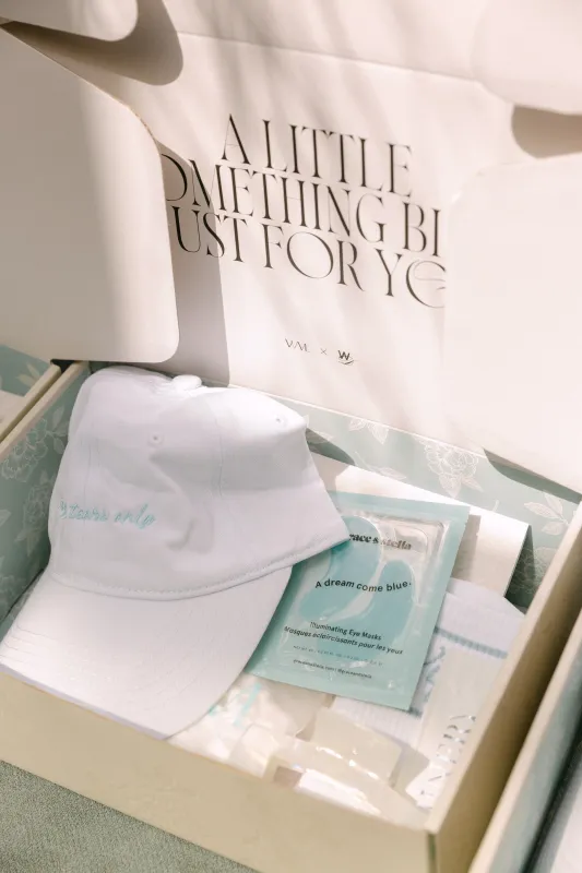 Something Blue Bridal Box sold by waverles