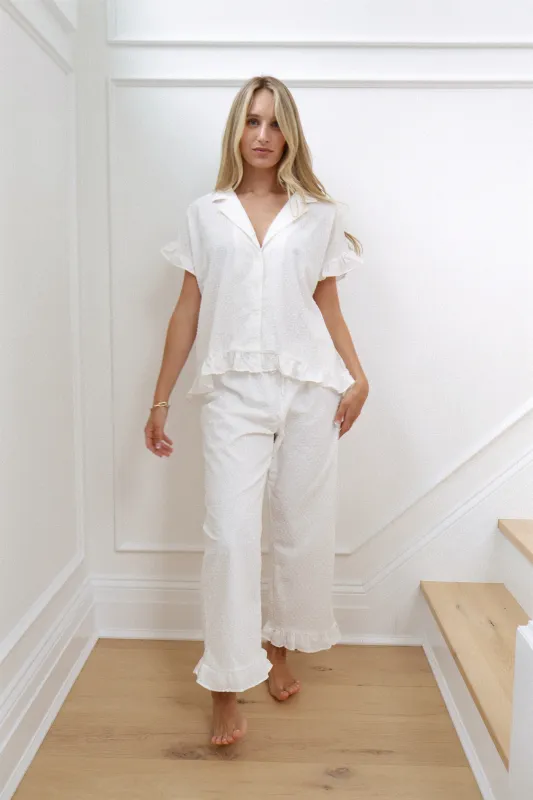 Swiss Dot Nantucket Set in Dove sold by waverles