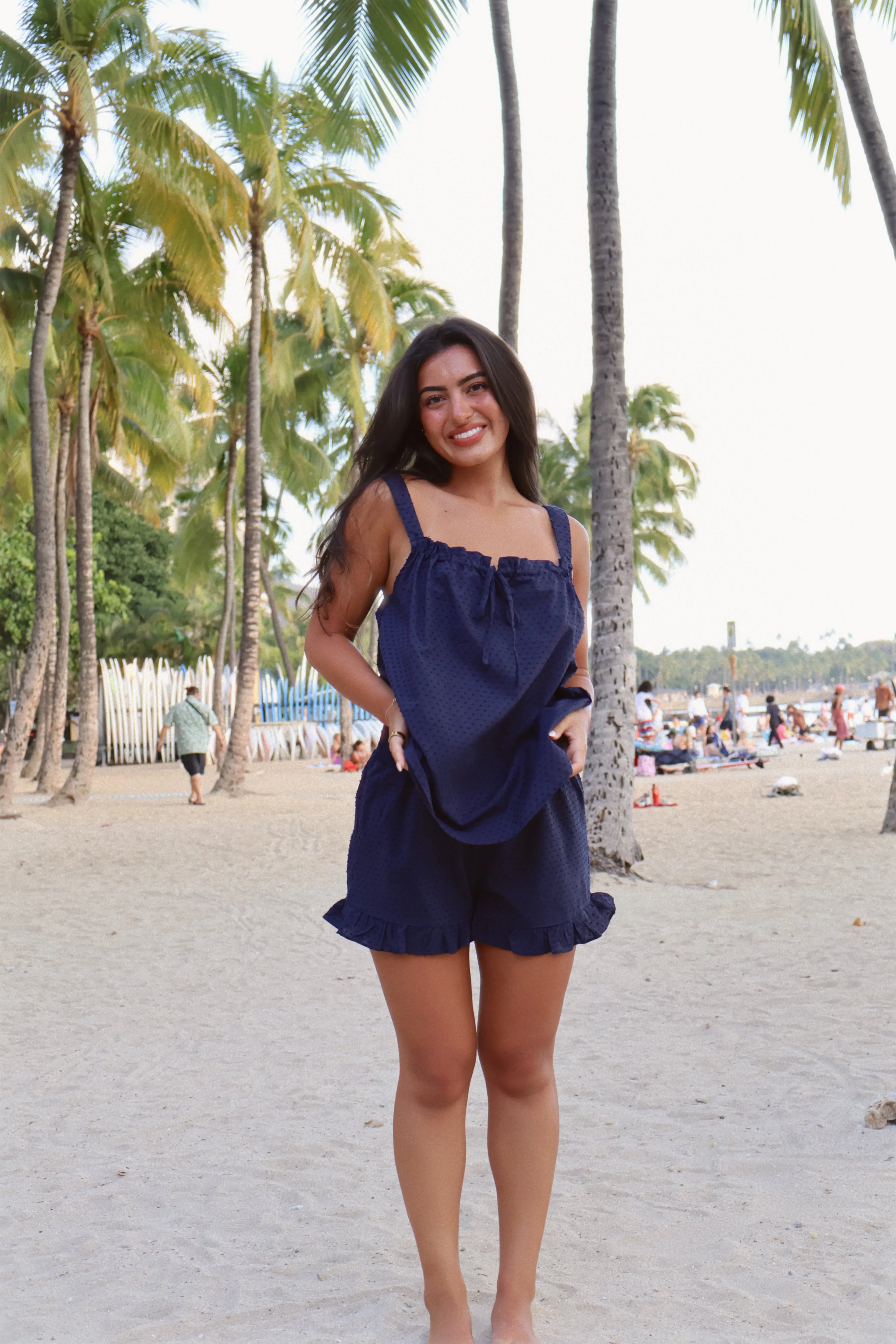 Swiss Dot Newport Set in Navy sold by waverles product image thumbnail 5