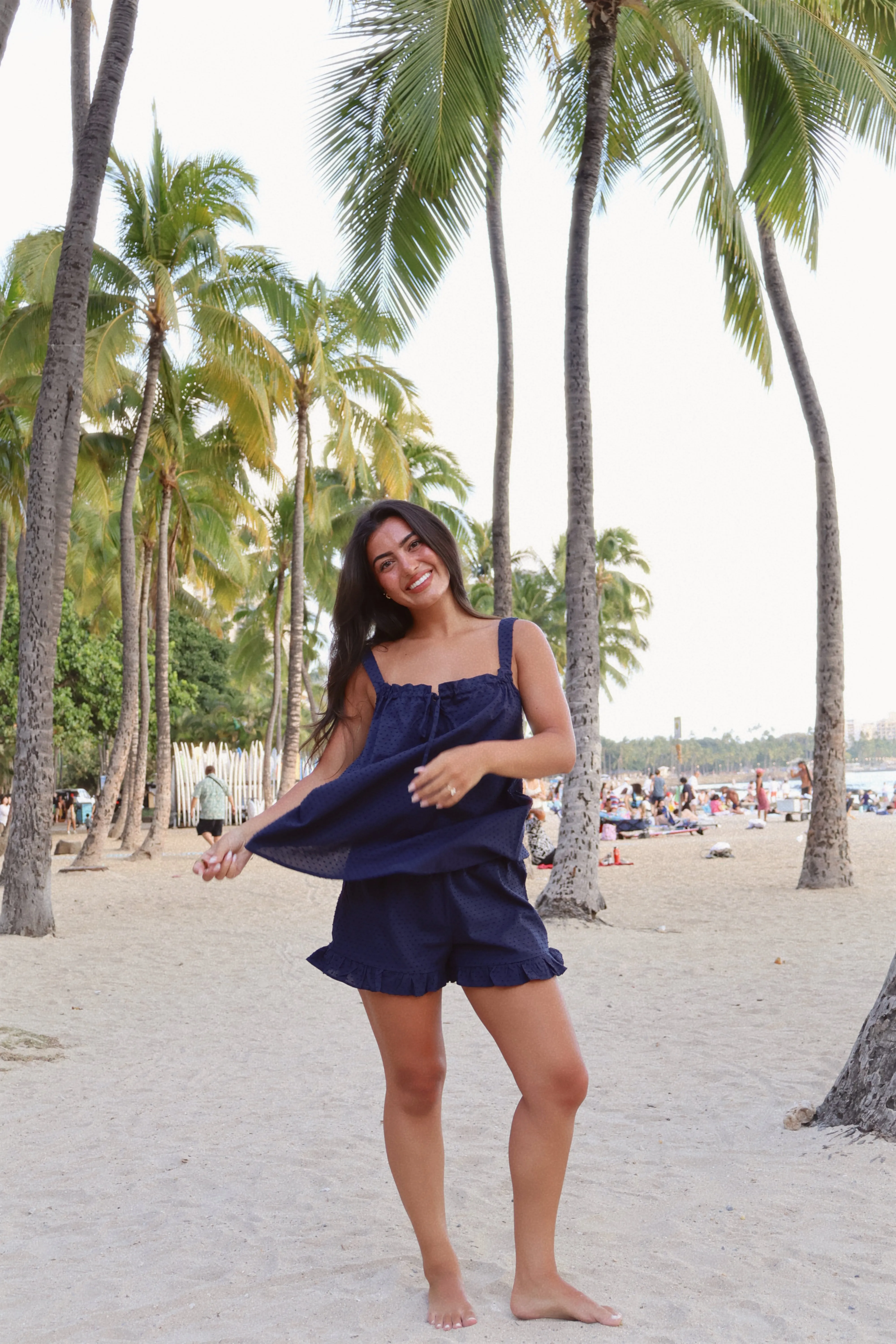 Swiss Dot Newport Set in Navy sold by waverles product image thumbnail 4