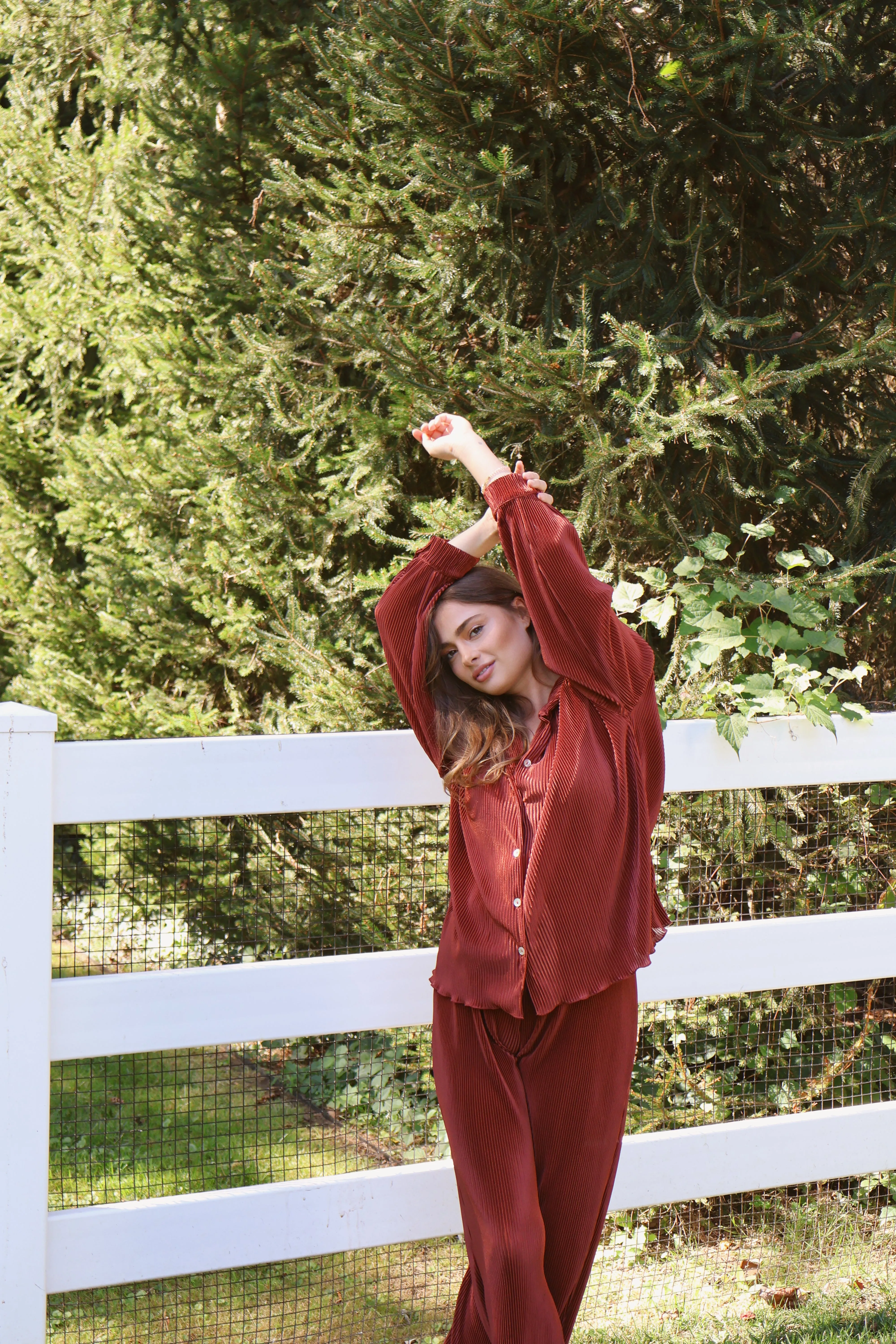 Pleated Set in Copper sold by waverles product image thumbnail 4