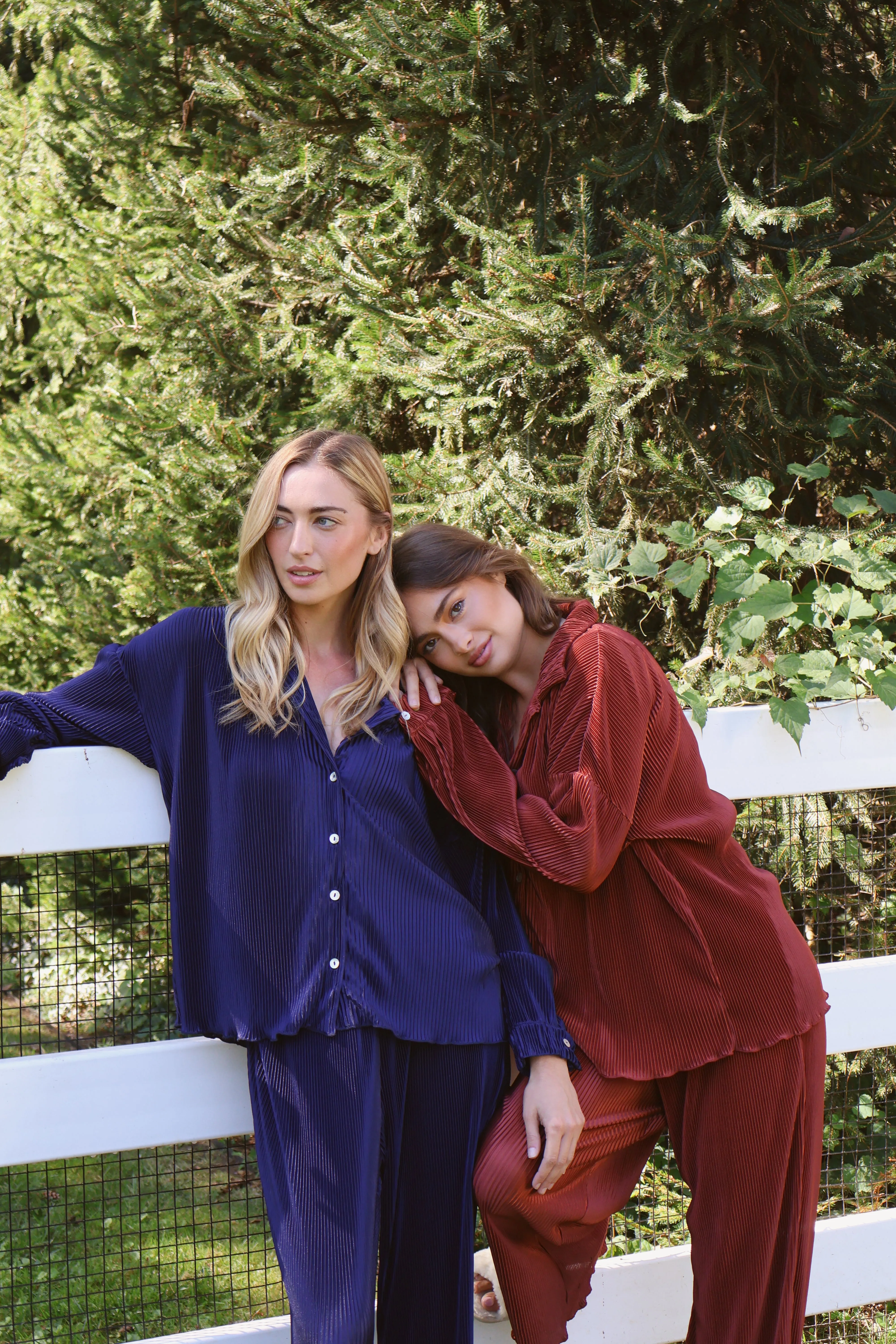 Pleated Set in Navy sold by waverles product image thumbnail 4