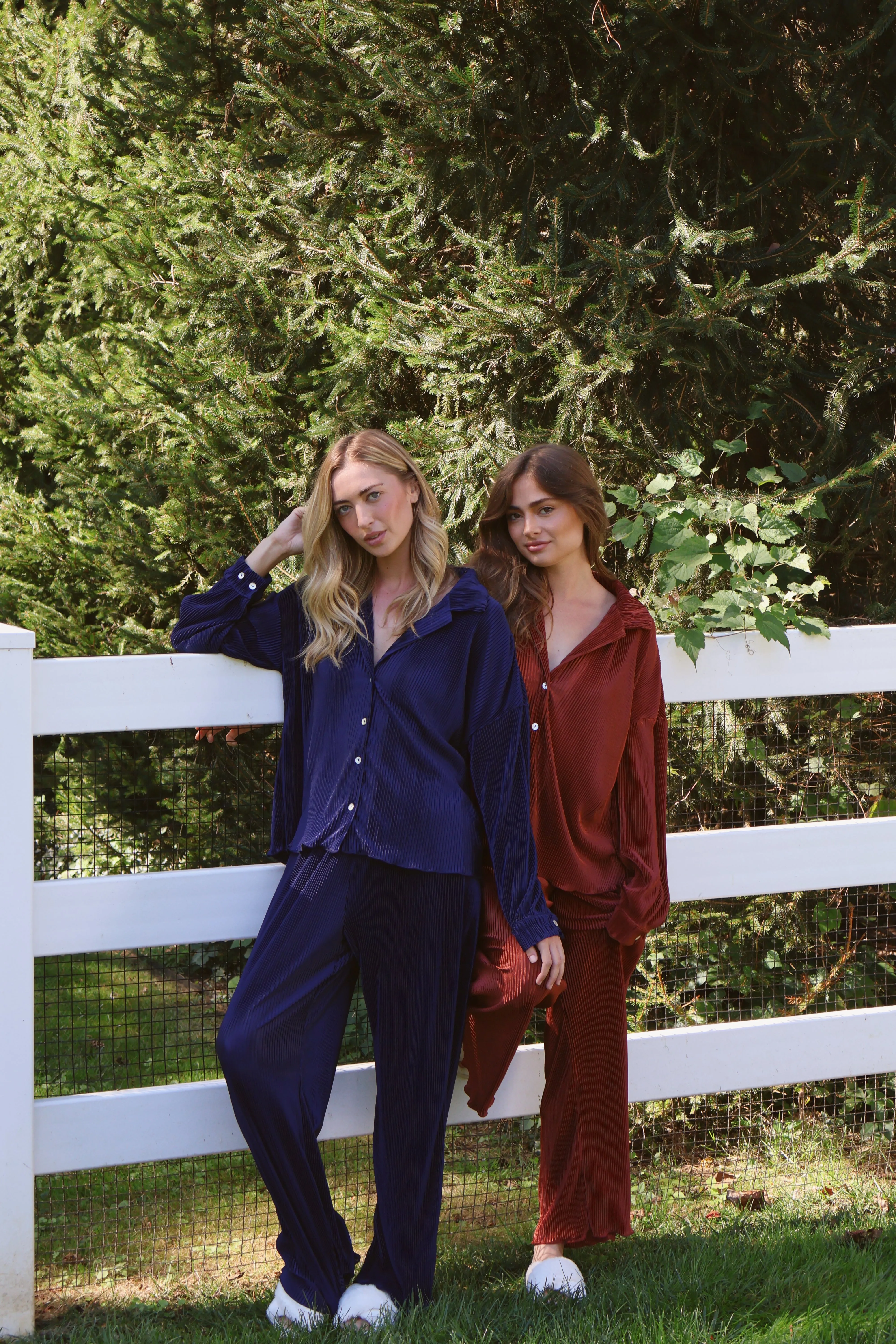 Pleated Set in Navy sold by waverles product image thumbnail 5