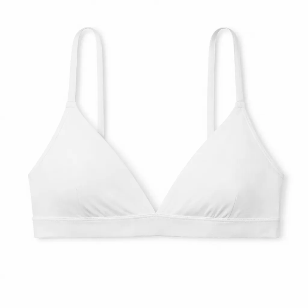 Bamboo Bralette in Dove sold by waverles