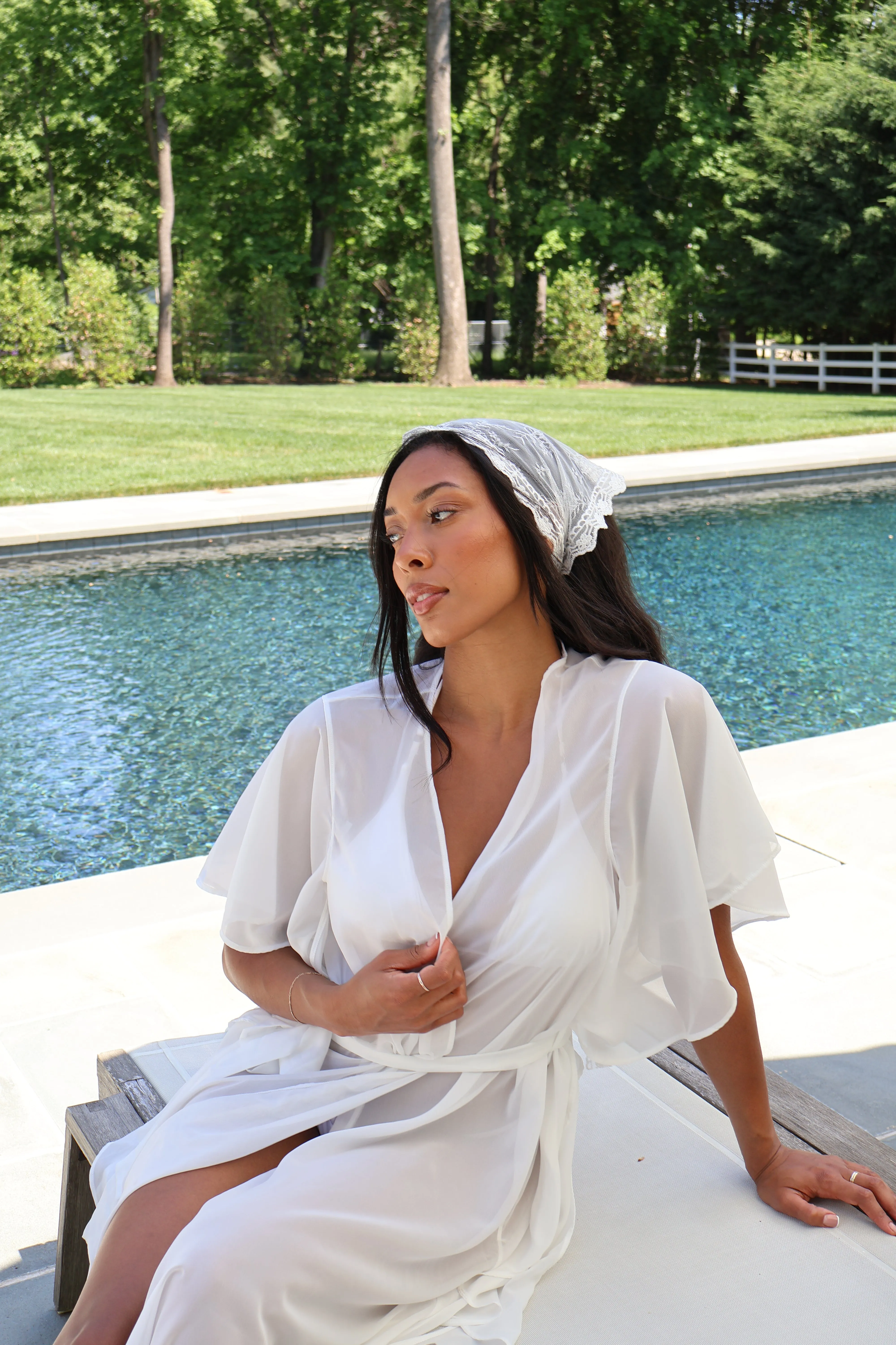Lace Scarf sold by waverles product image thumbnail 5