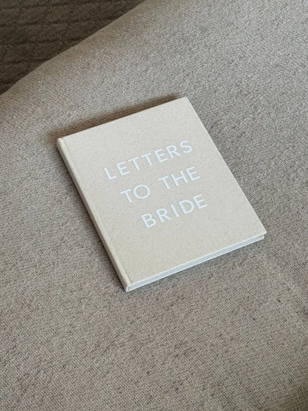 Letters to the Bride Book in Classic Linen made by waverles