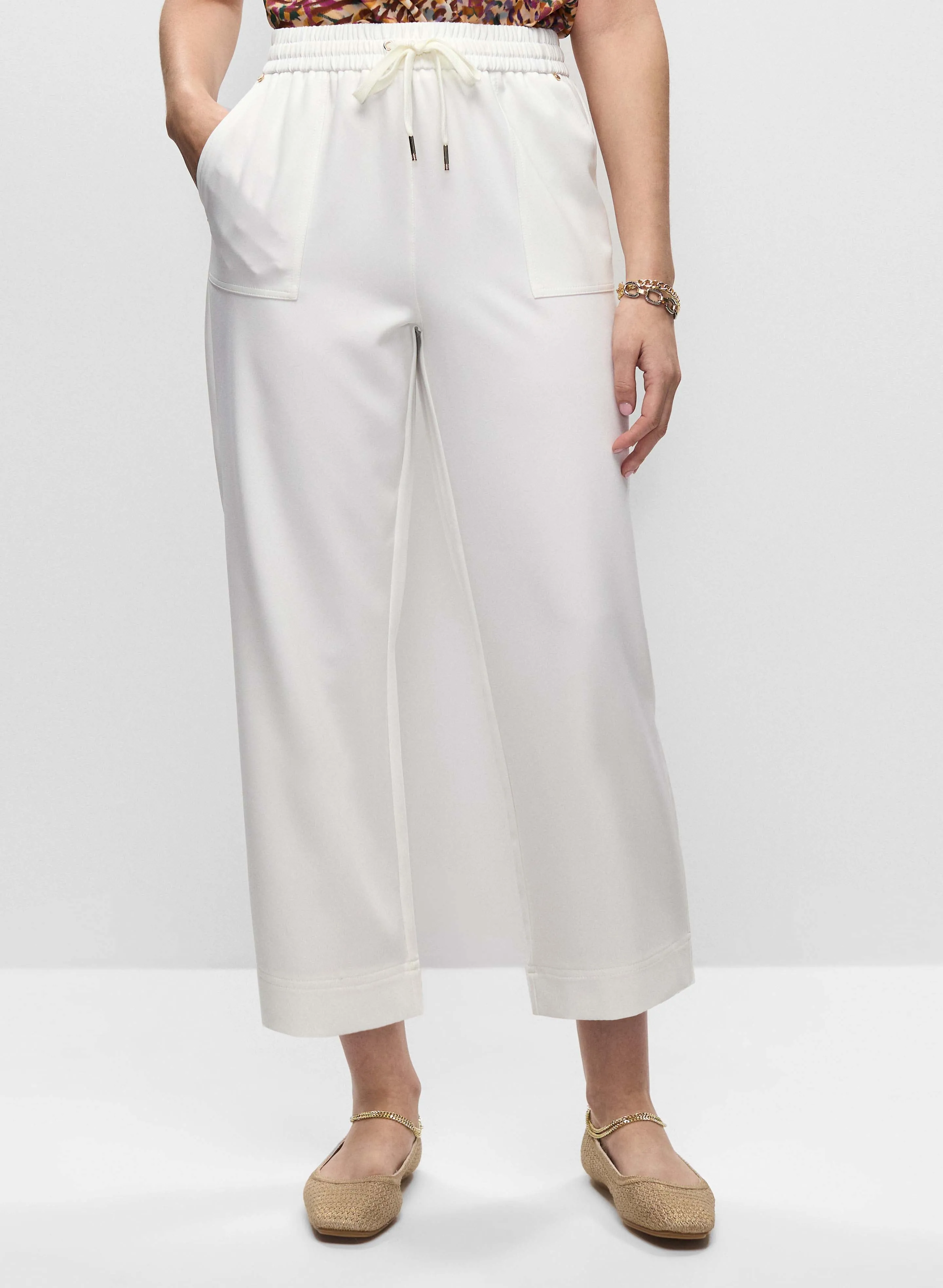 Drawstring Waist Pull-On Capris sold by Melanie Lyne