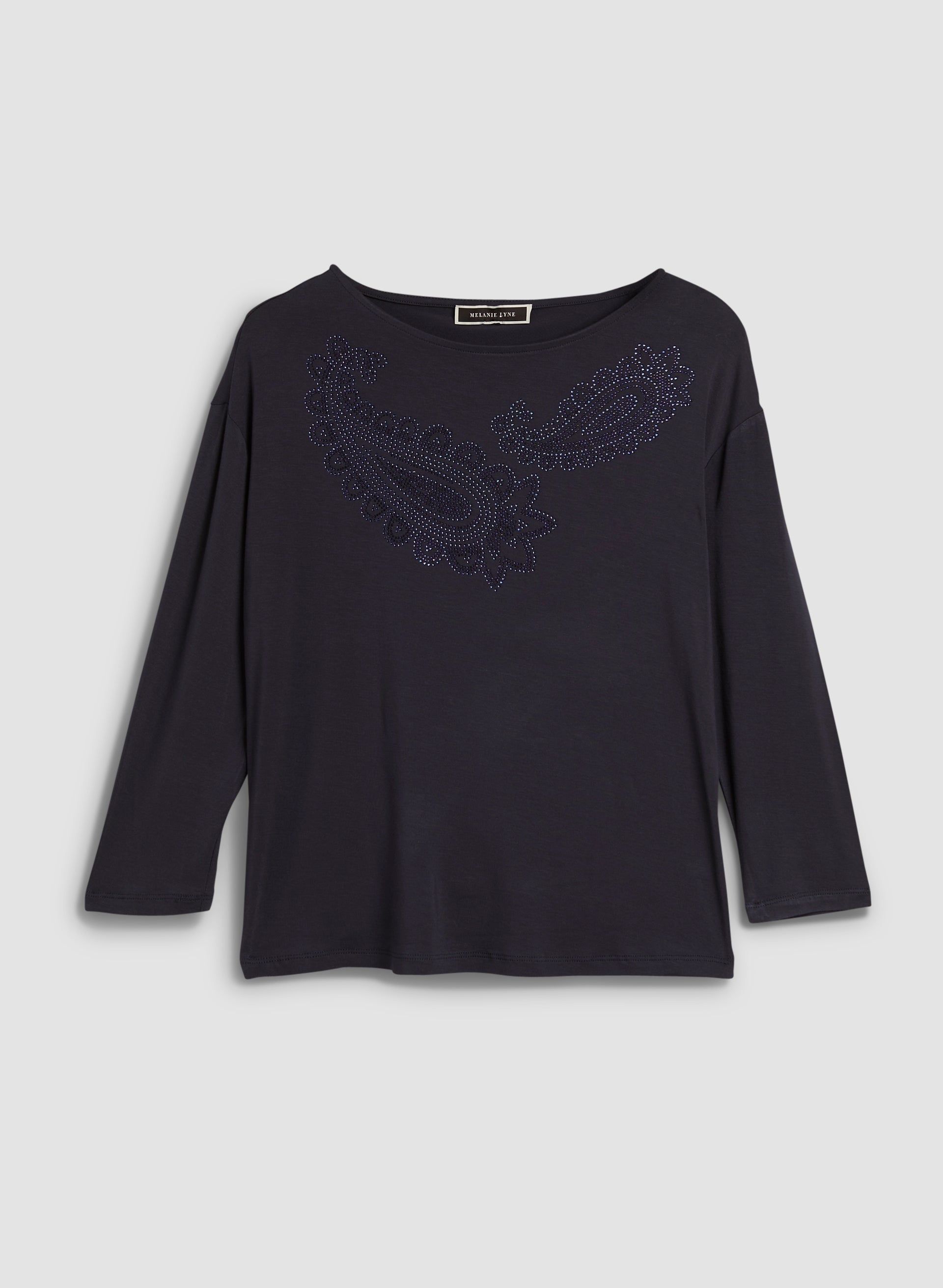 Paisley-Studded Tee sold by Melanie Lyne product image thumbnail 5