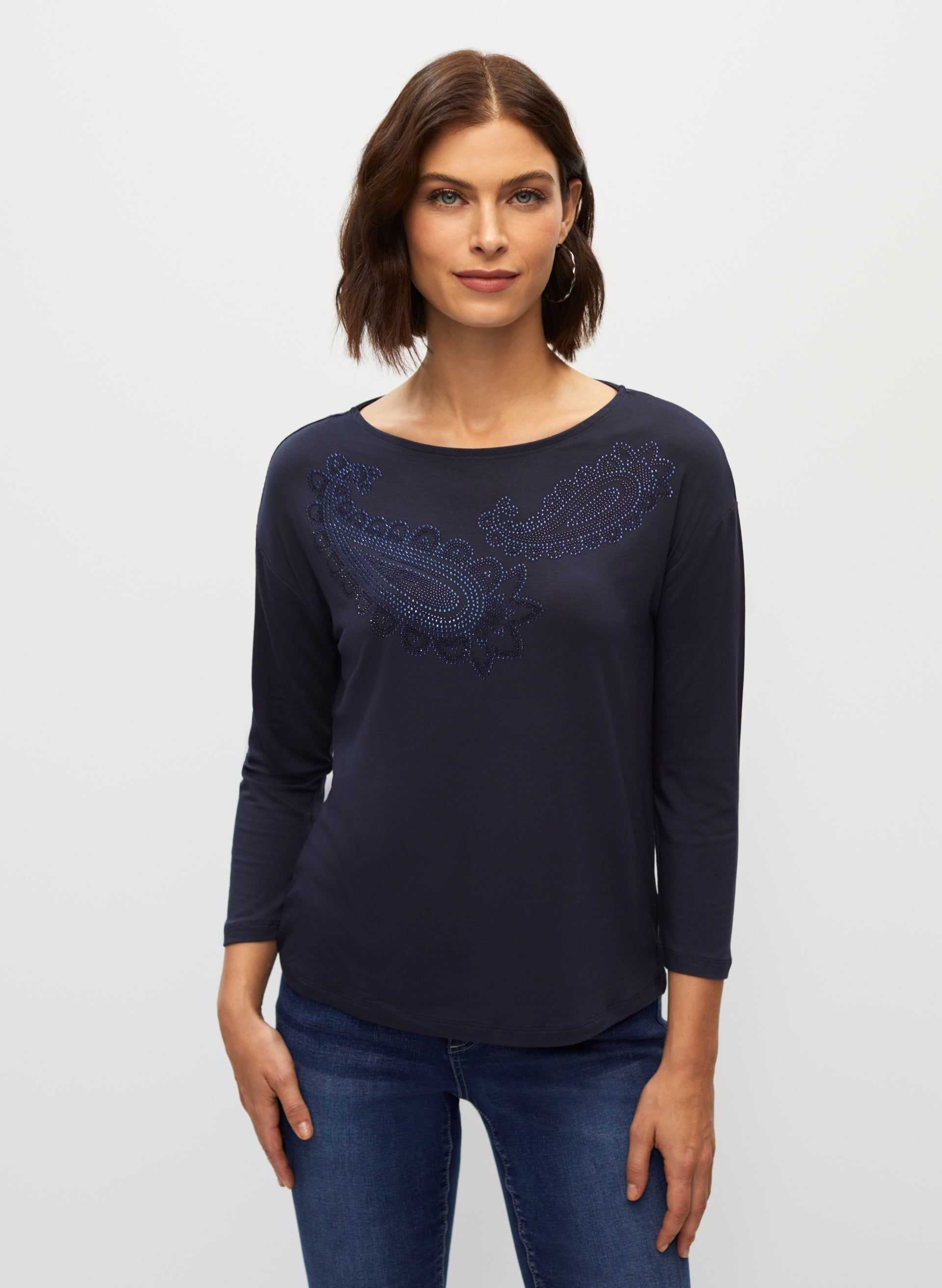 Paisley-Studded Tee sold by Melanie Lyne