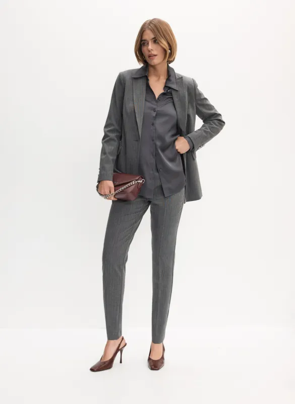 Satin Blouse & Velvet Jeans sold by Melanie Lyne