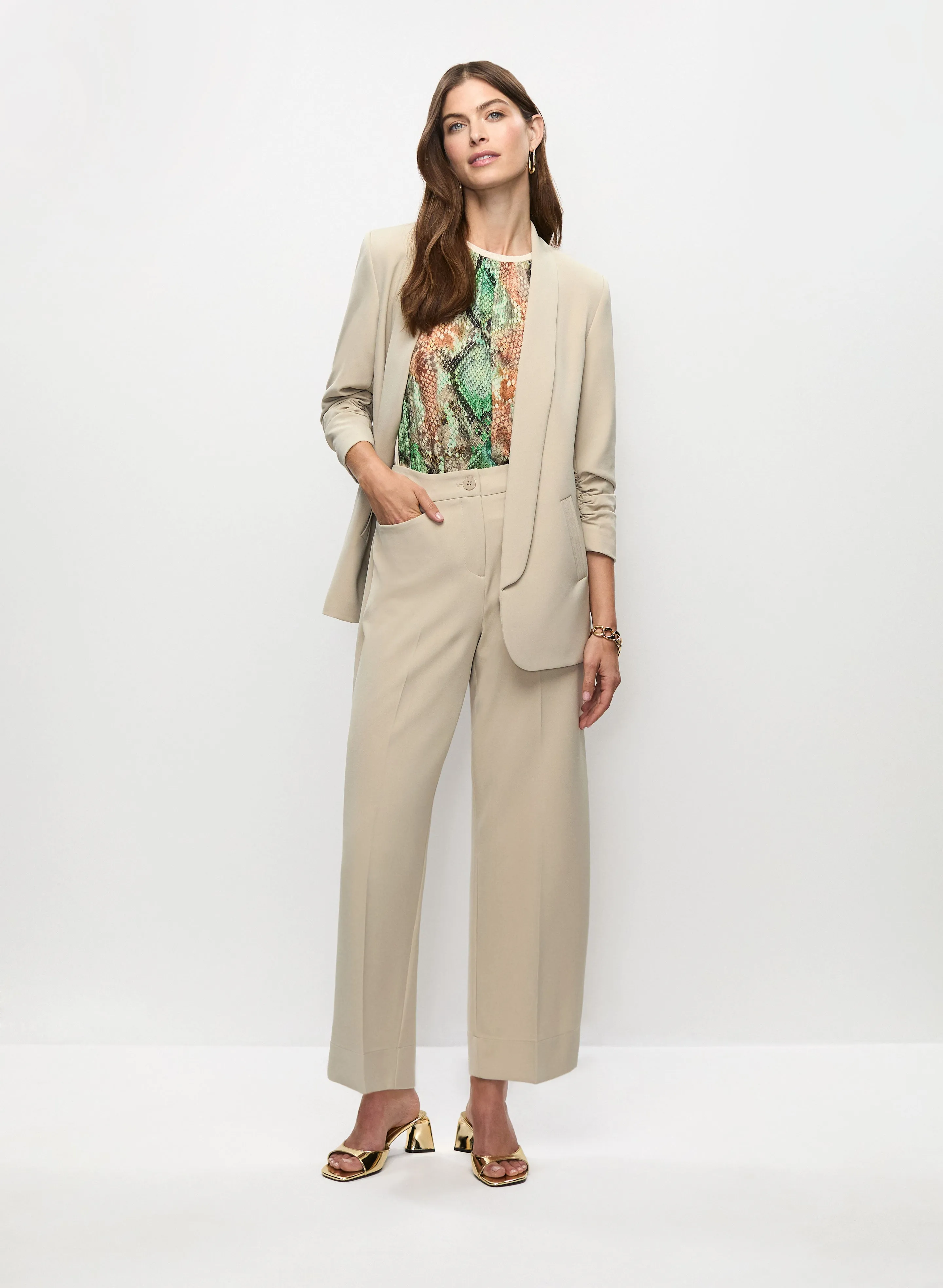 Wide Hem Culotte Pants sold by Melanie Lyne product image thumbnail 3