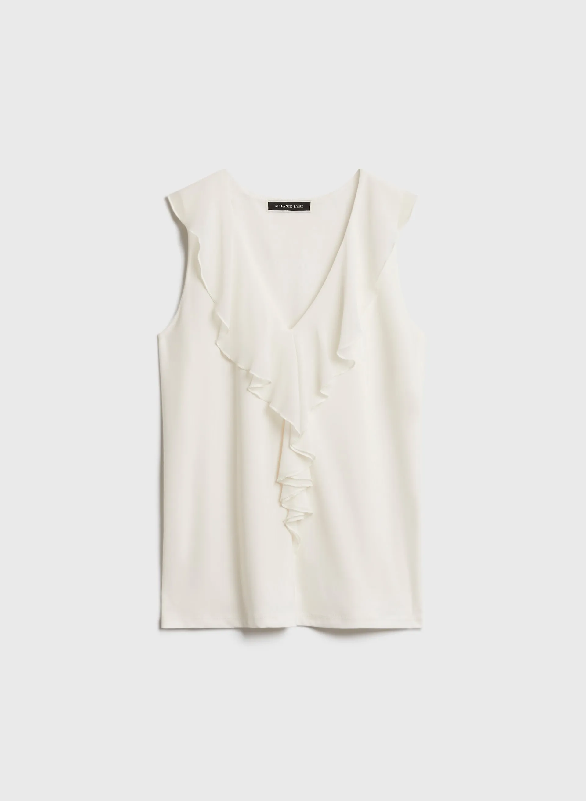 Ruffled Sleeveless Top sold by Melanie Lyne product image thumbnail 5