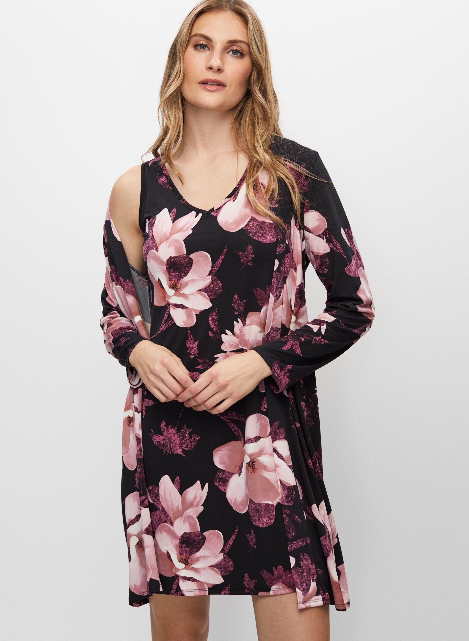 Floral Robe & Sleepshirt Set sold by Melanie Lyne product image thumbnail 5