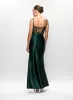Embroidered Satin Gown sold by Melanie Lyne